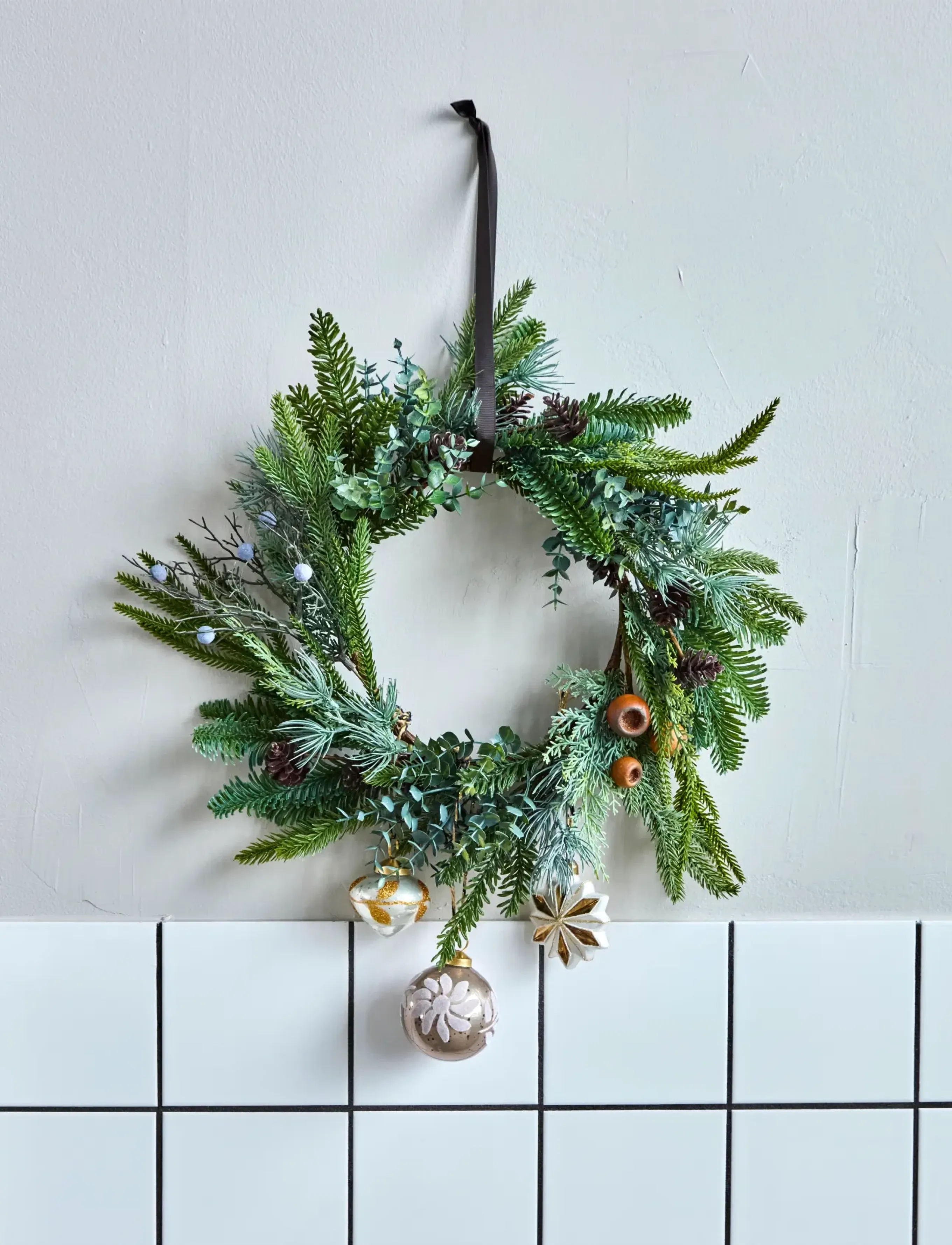 house doctor - Wreath, HDDeco, Green - green - 0