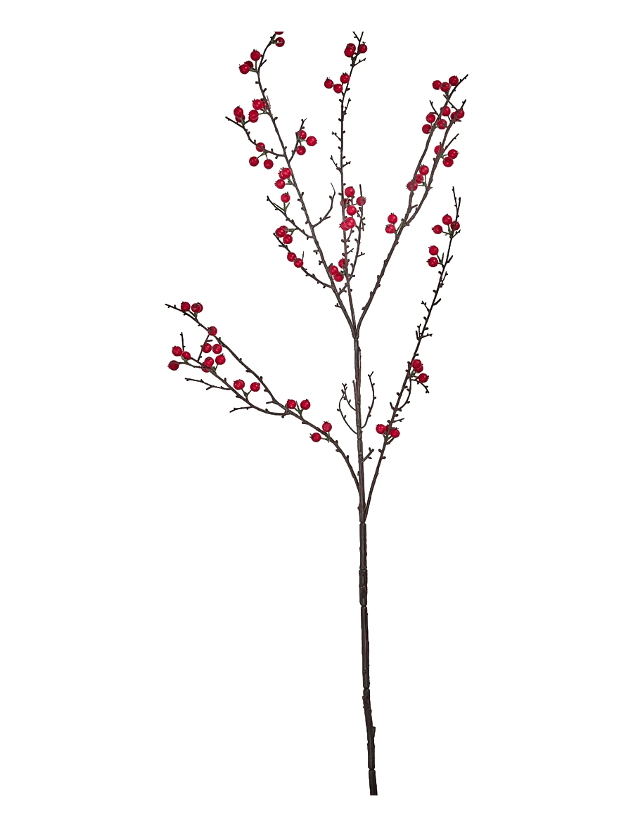 house doctor - Artificial branch, HDDecor, Red - valentinstaggeschenke - red - 1