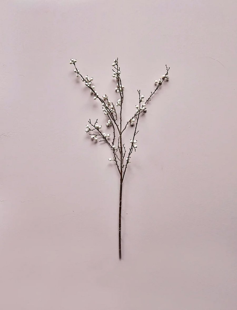 house doctor - Artificial branch, HDDecor, White - valentinstaggeschenke - white - 0