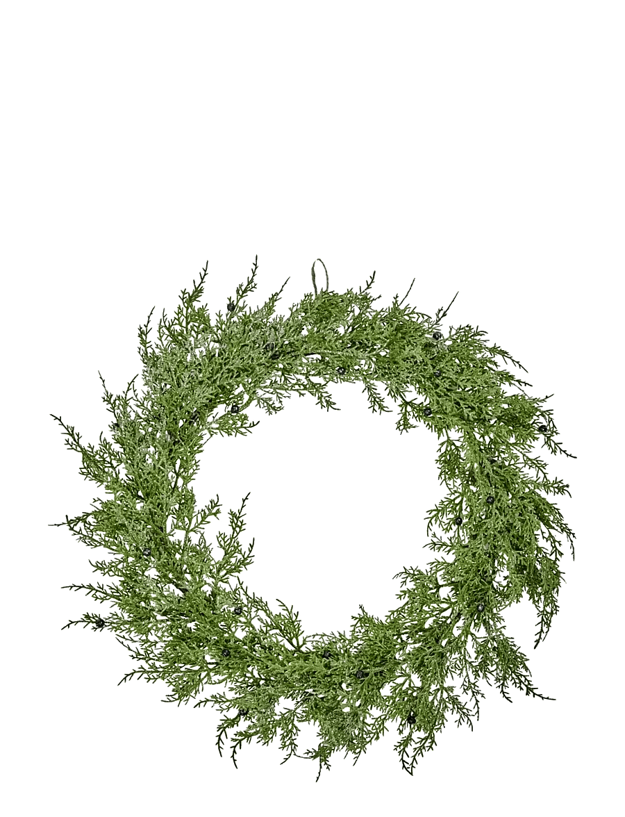 house doctor - Wreath, HDPine, Green - valentinstaggeschenke - green - 1