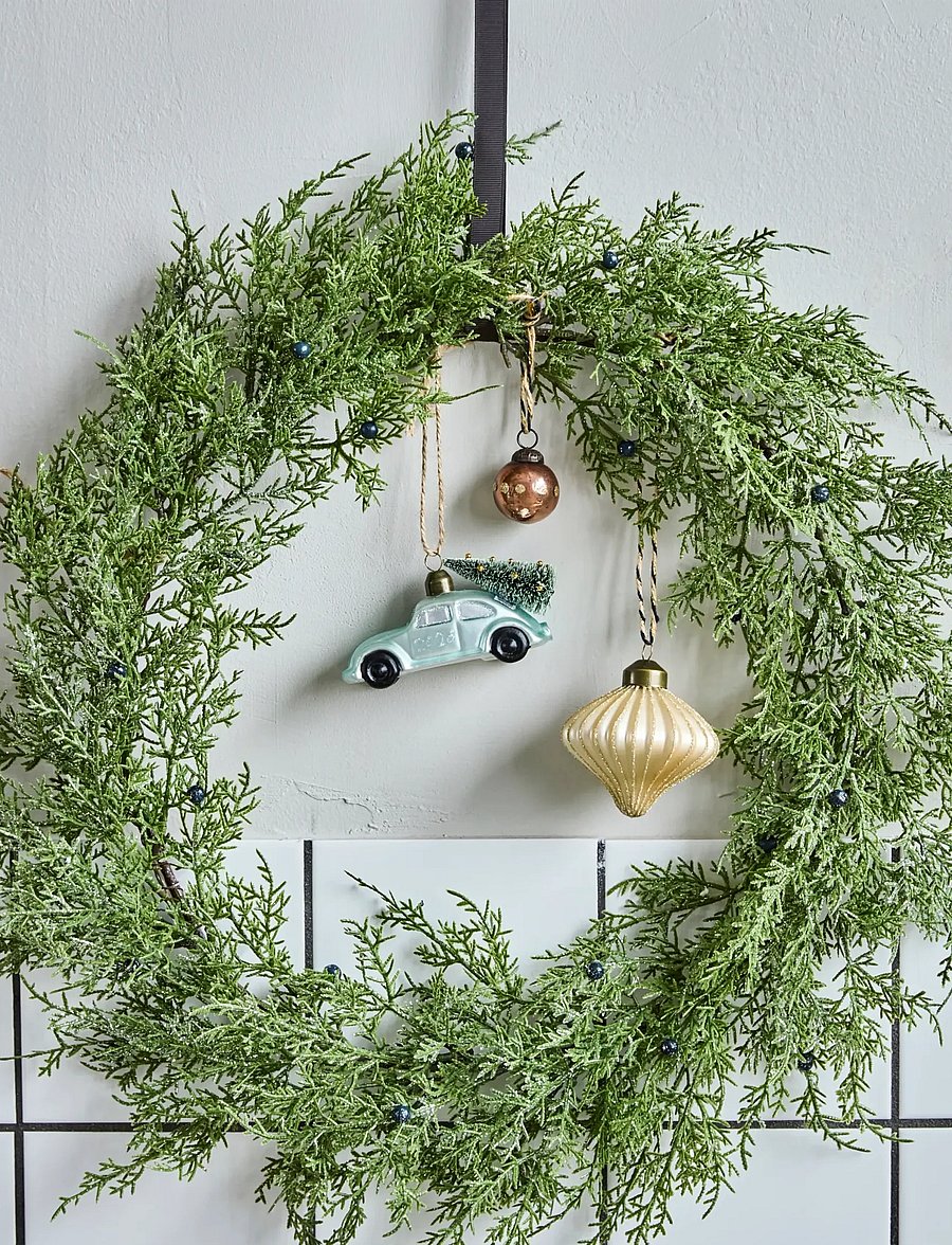 house doctor - Christmas ornament, HDCar, Light bl - blue - 0