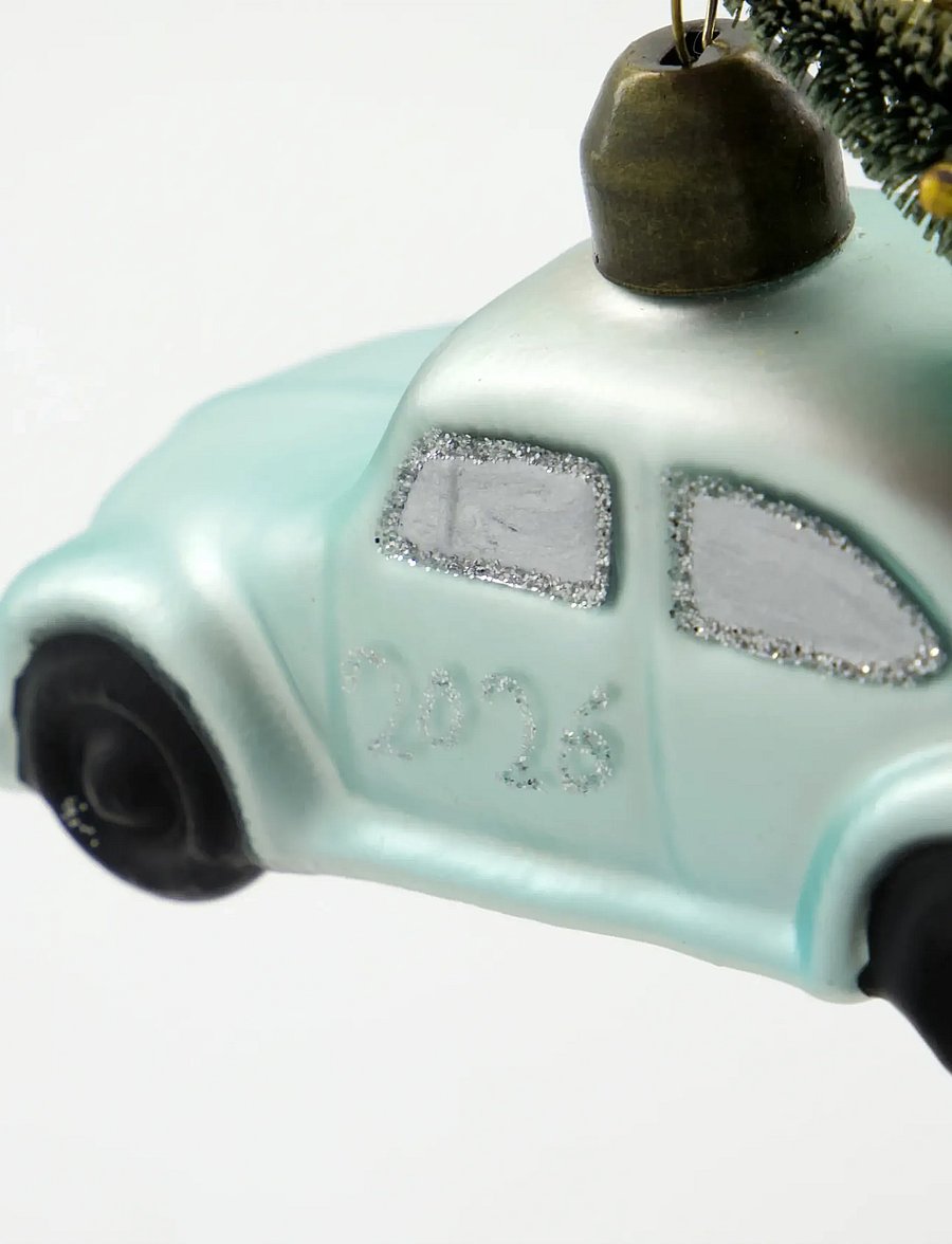 house doctor - Christmas ornament, HDCar, Light bl - blue - 2