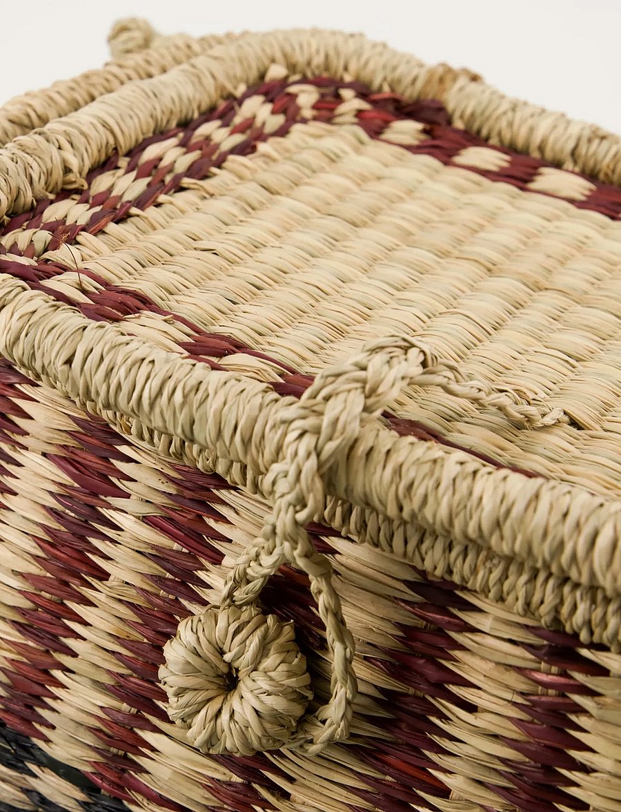 house doctor - Basket, HDGuide, Brown, Nature - aufbewahrungskörbe - brown, nature - 2