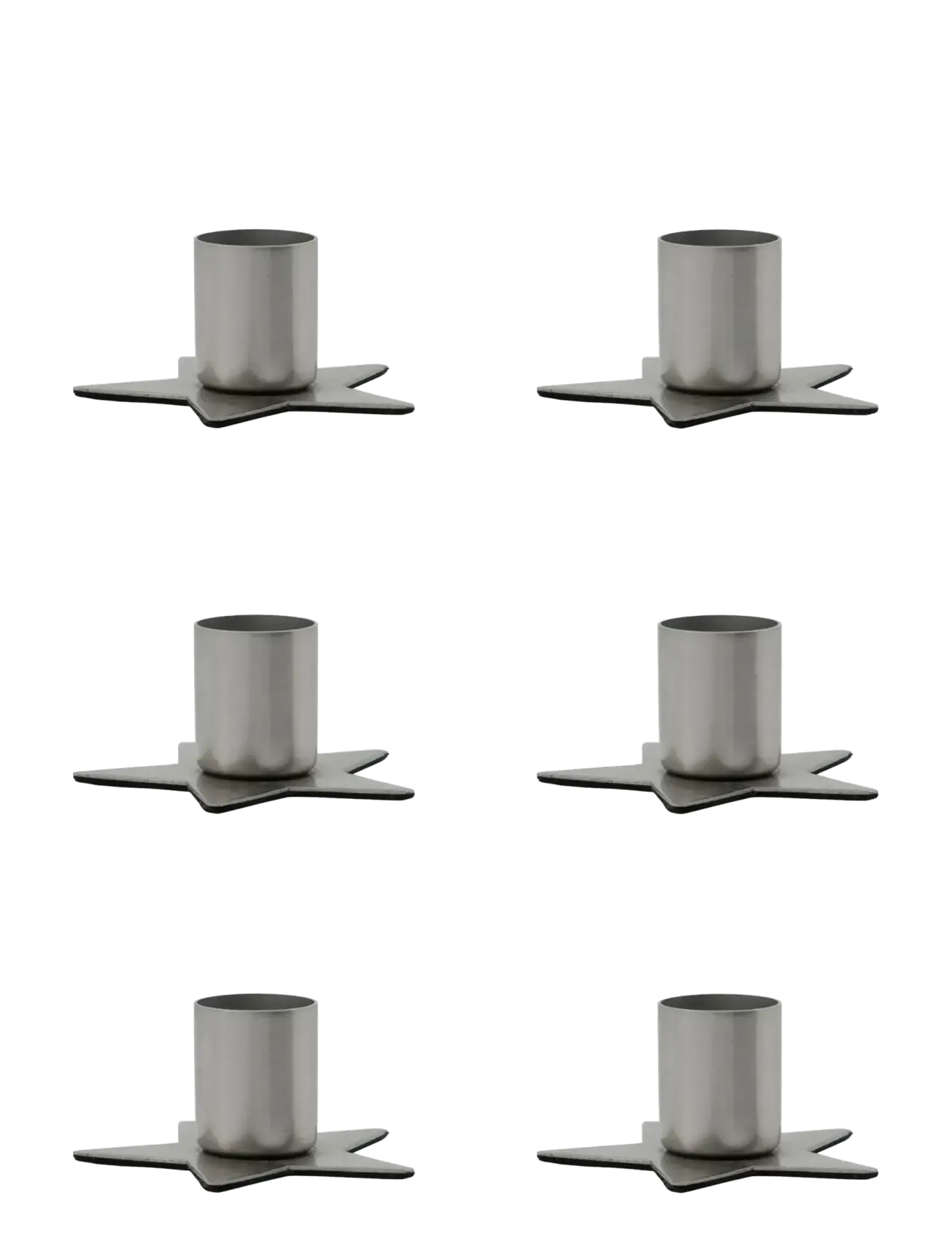 house doctor Candle holder, HDStage, Silver fini - Interior - SILVER / silver