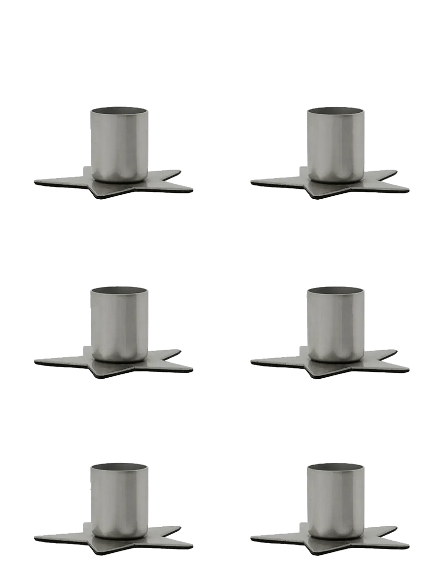 house doctor - Candle holder, HDStage, Silver fini - kerzenständer - silver - 1