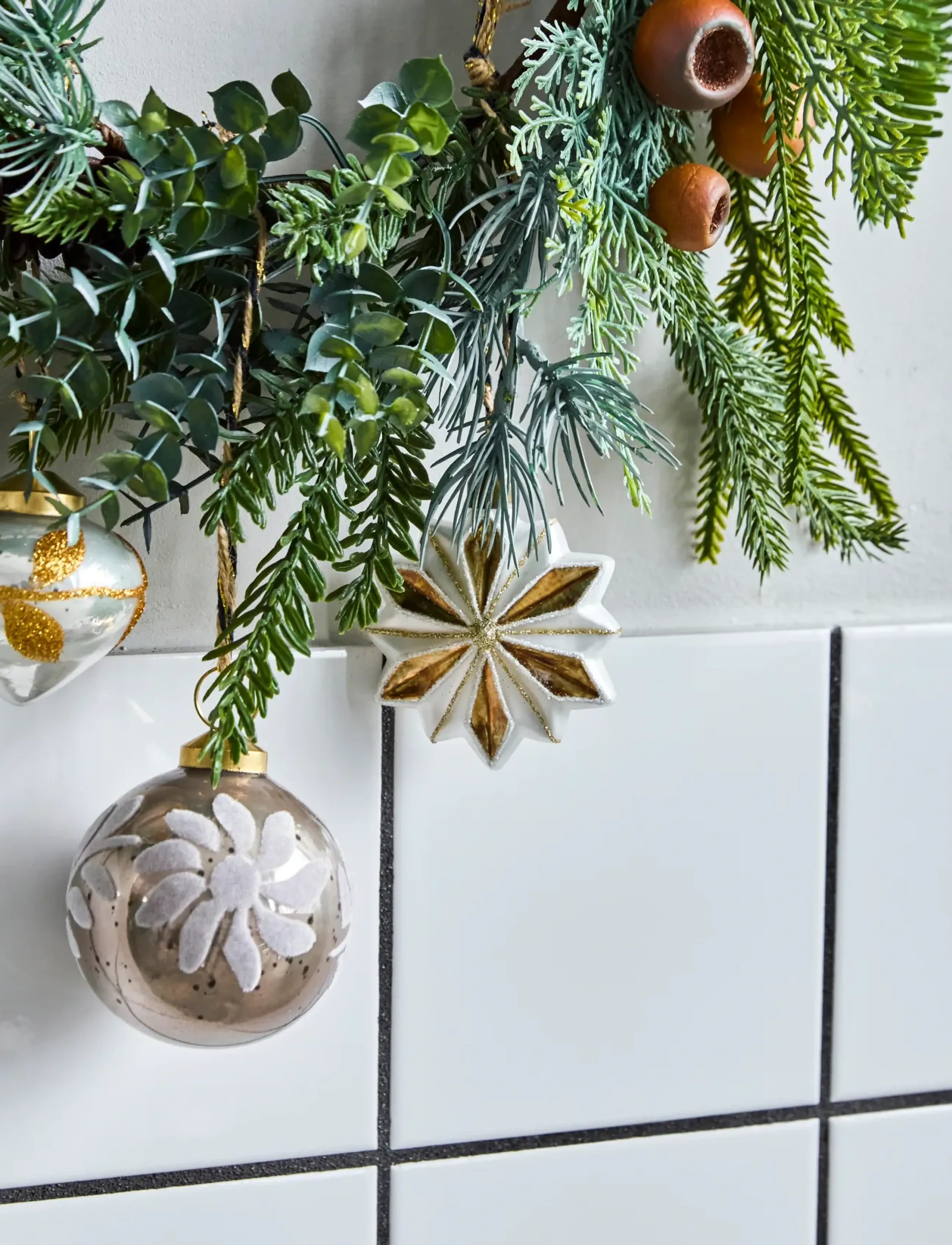 house doctor - Christmas ornament, HDStella, Gold, - julgranspynt - gold - 0