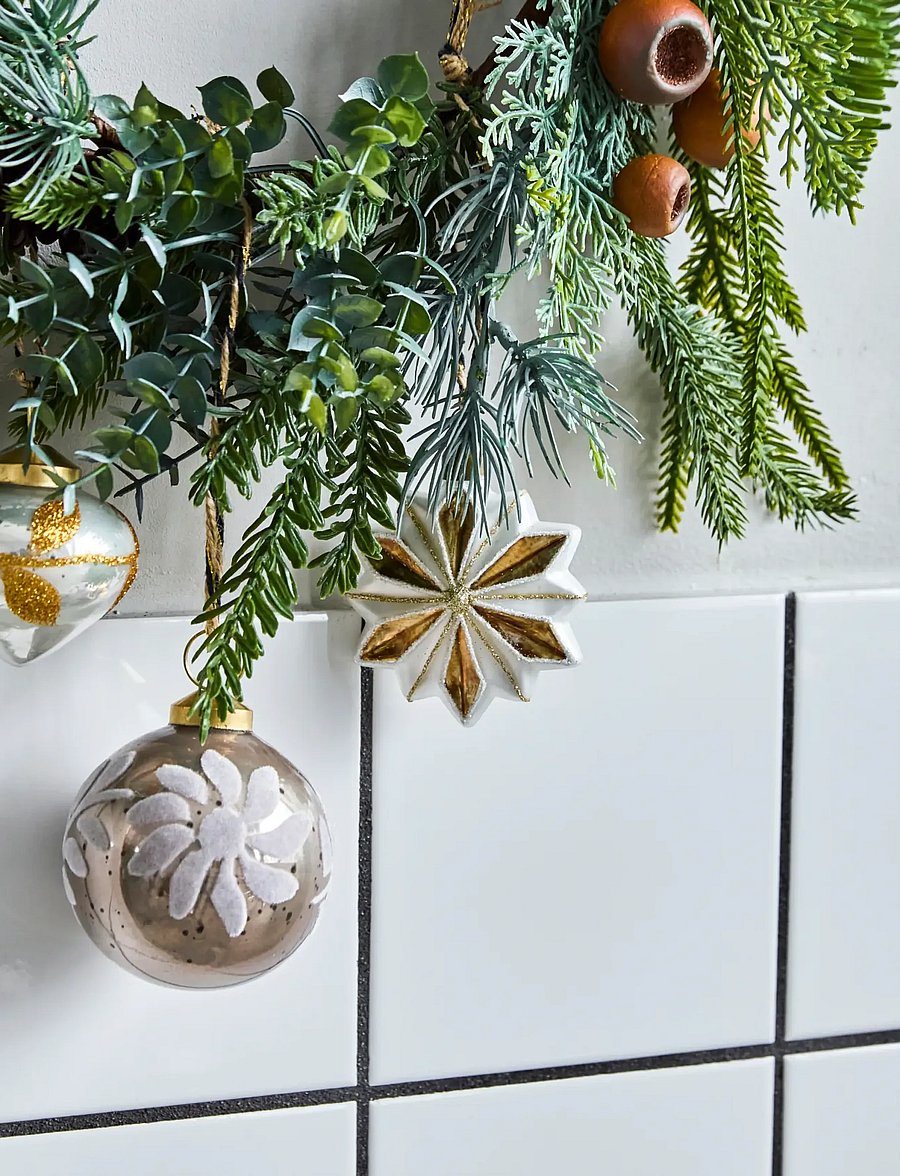 house doctor - Christmas ornament, HDStella, Gold, - weihnachtskugeln - gold - 0