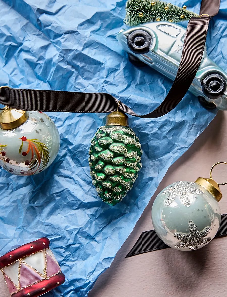 house doctor - Christmas ornament, HDCone, Green - green - 0