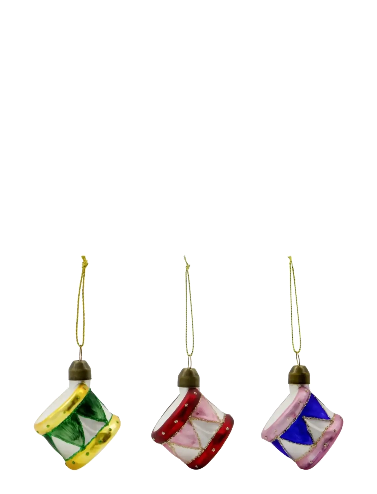 house doctor Christmas ornament, HDDrum, Blue, G - Interior - RED / multi