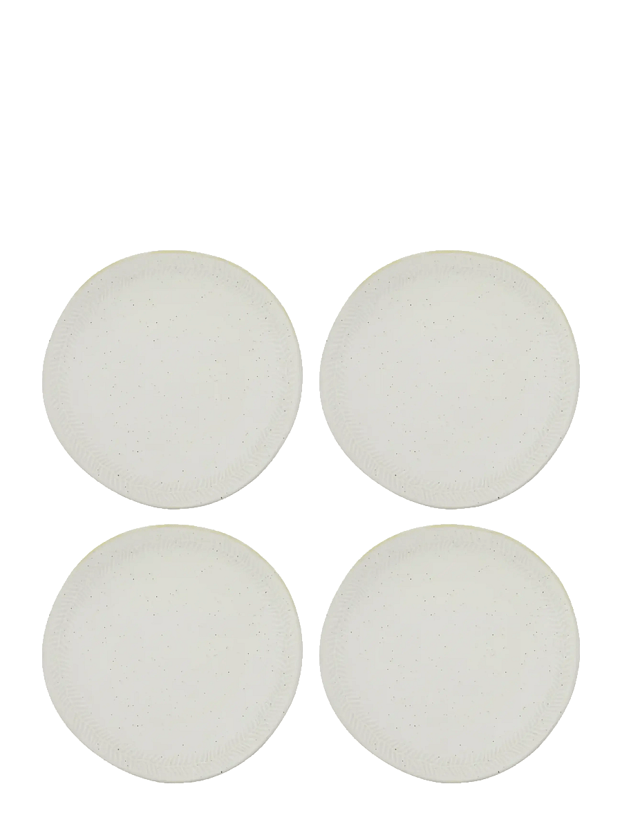 house doctor - Lunch plate, HDServe, Off-white - weihnachts-tischgedecke - beige - 1
