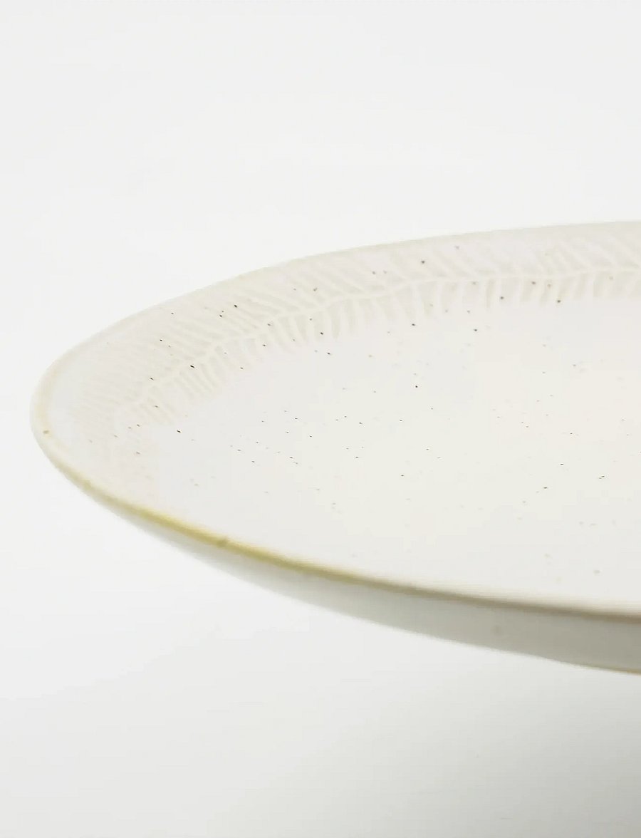 house doctor - Dinner plate, HDServe, Off-white - weihnachts-tischgedecke - beige - 2