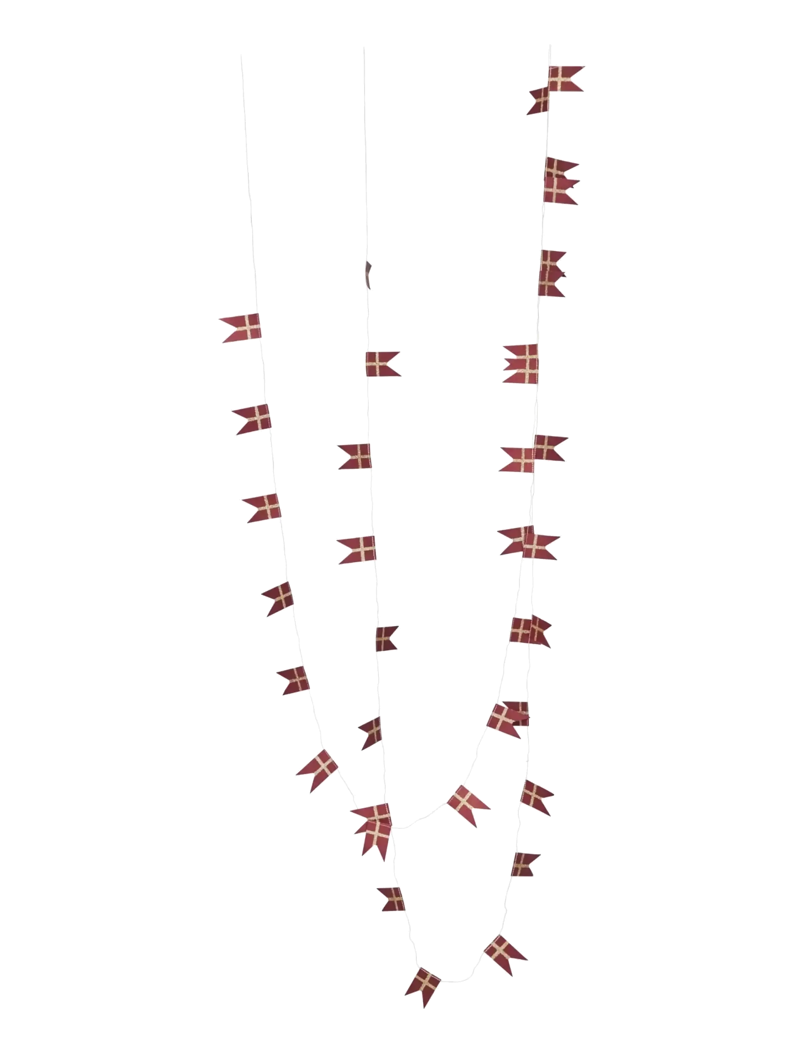 house doctor Garland, HDFlags, Red, Champagne - Interiør - RED / burgundy