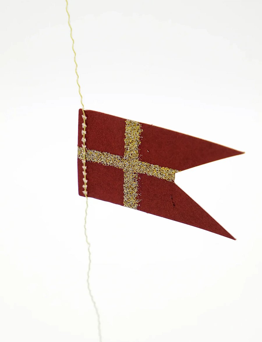 house doctor - Garland, HDFlags, Red, Champagne - madalaimad hinnad - red - 2