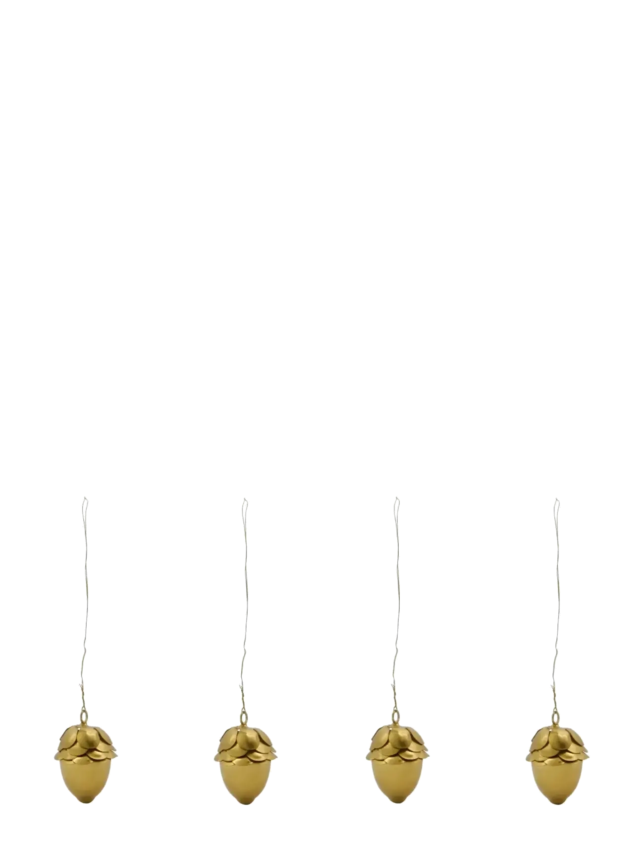 house doctor Christmas ornament, HDAcorn, Gold - Interiør - GOLD / gold