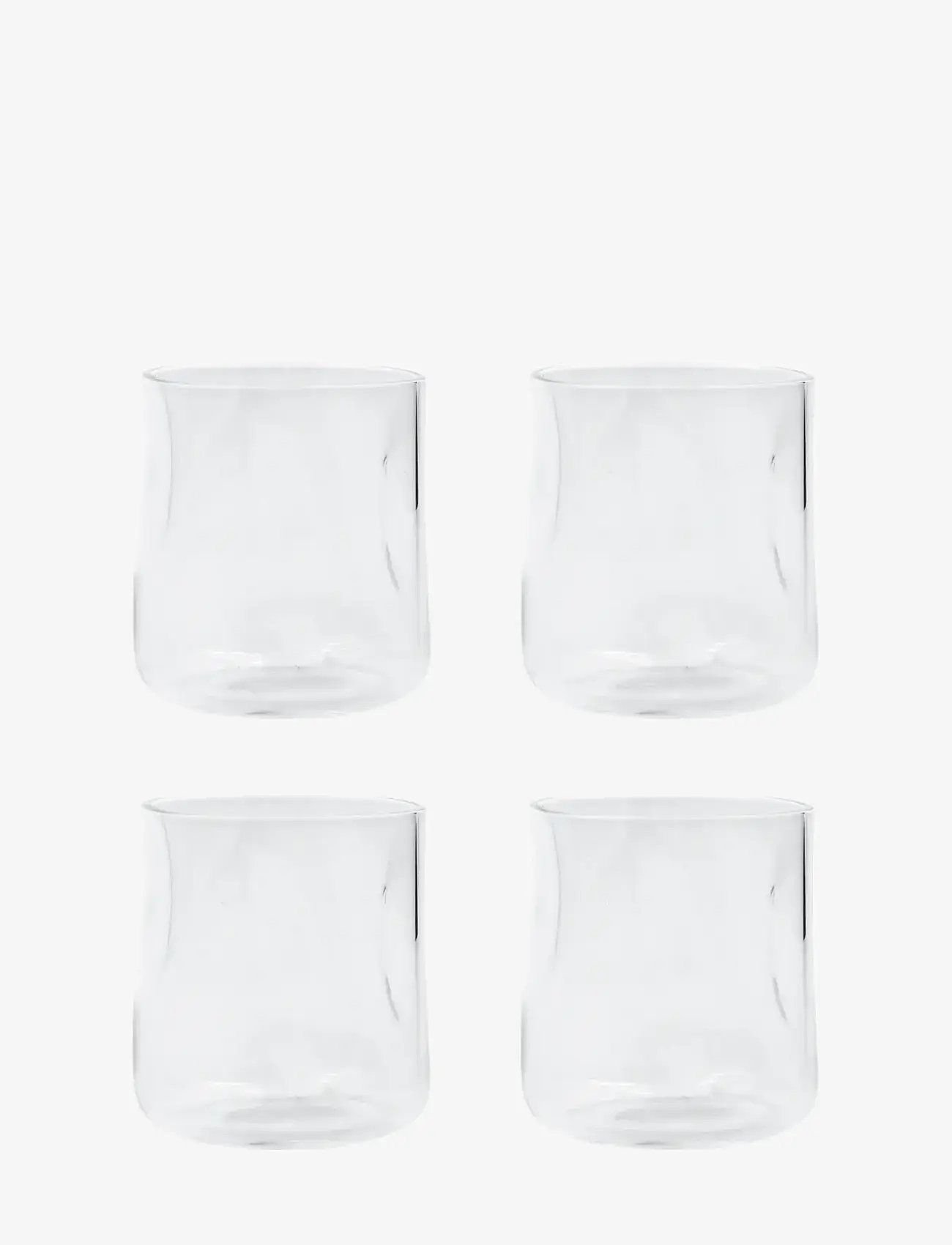 house doctor - Drinking glass, HDSand, Clear - trinkgläser - clear - 0