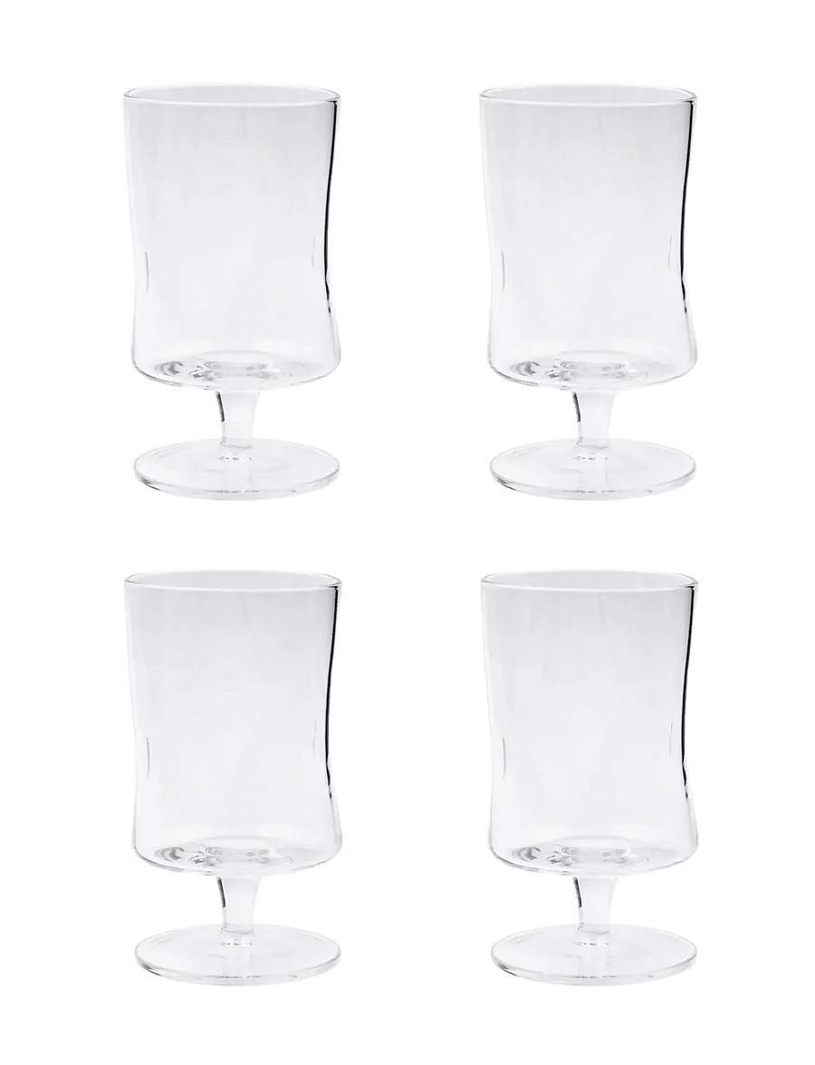 house doctor - Wine glass, HDSand, Clear - rotweingläser - clear - 1