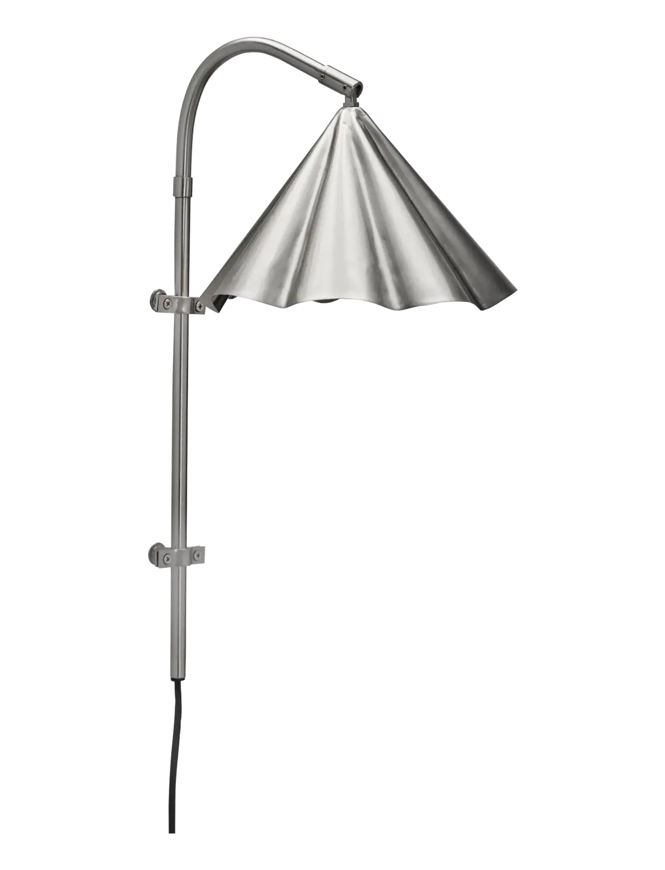 house doctor Wall lamp, HDFlola, Brushed silver - Vis alt - BRUSHED SILVER FINISH / silver