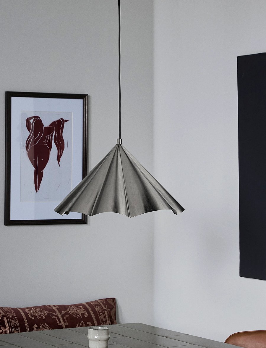 house doctor - Lamp, HDFlola, Brushed silver finis - pendellampen - brushed silver finish - 2