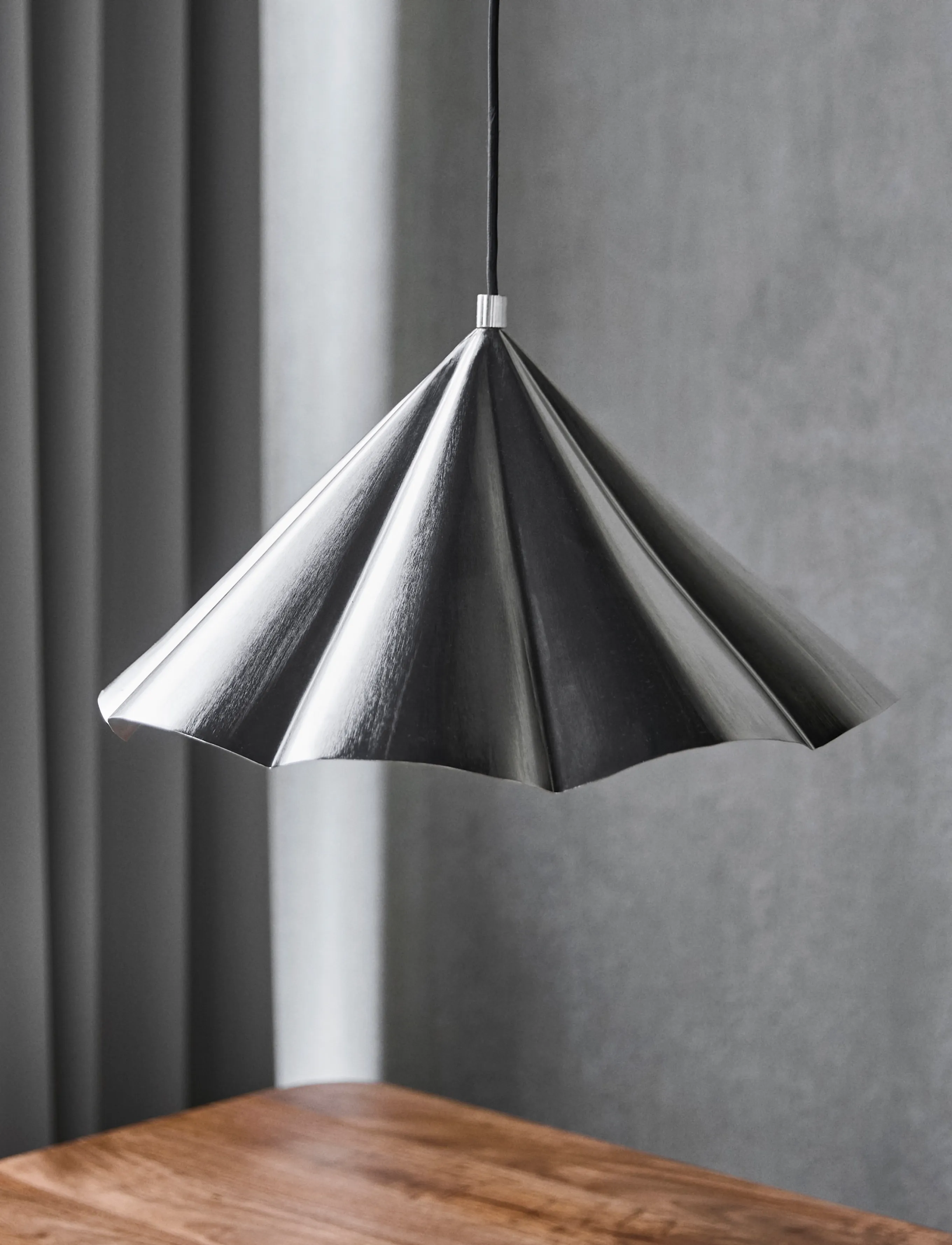 house doctor - Lamp, HDFlola, Brushed silver finis - laevalgustid - brushed silver finish - 1