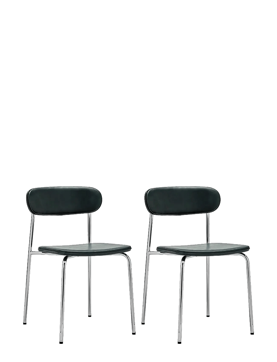 house doctor - Chair, HDPova, Chrome, Dark green - toolid - crome, dark green - 1