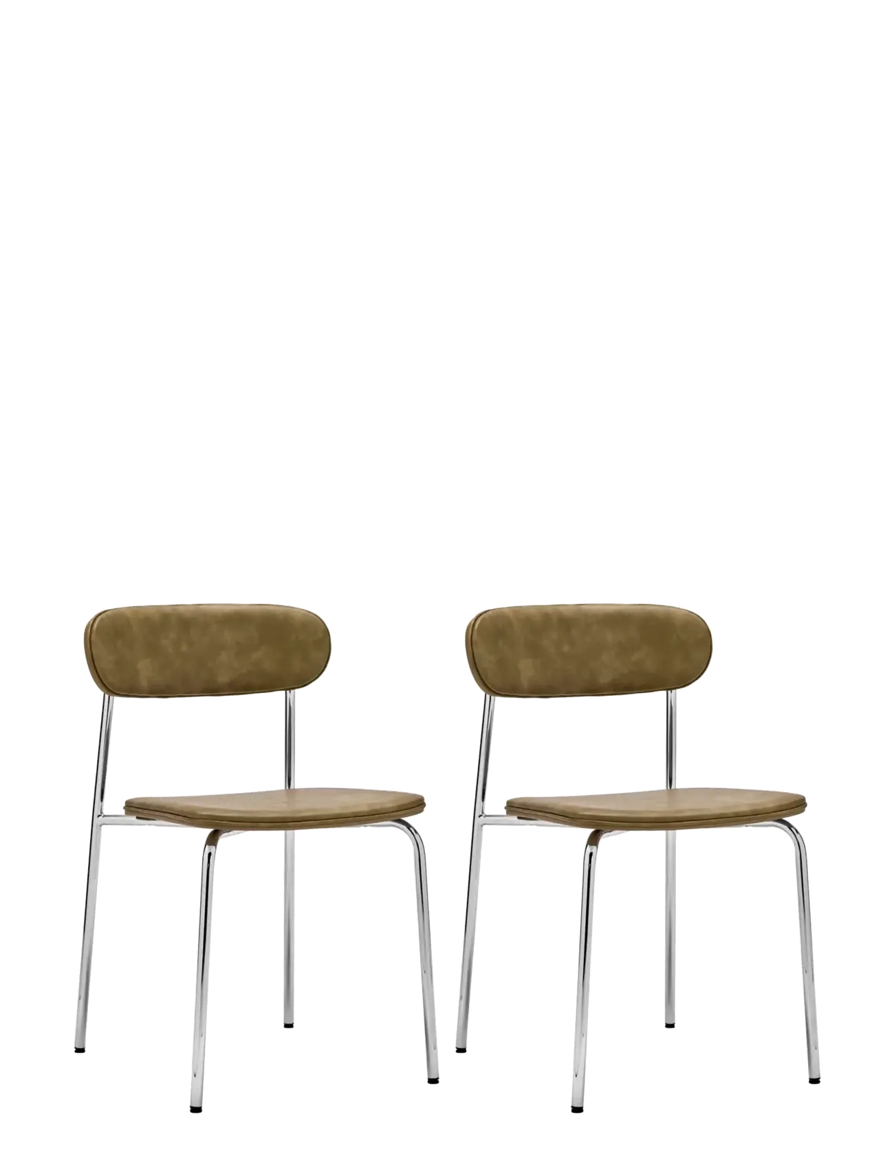 house doctor Chair, HDPova, Crome;Khaki - Möbel - CROME, KHAKI / khaki/green