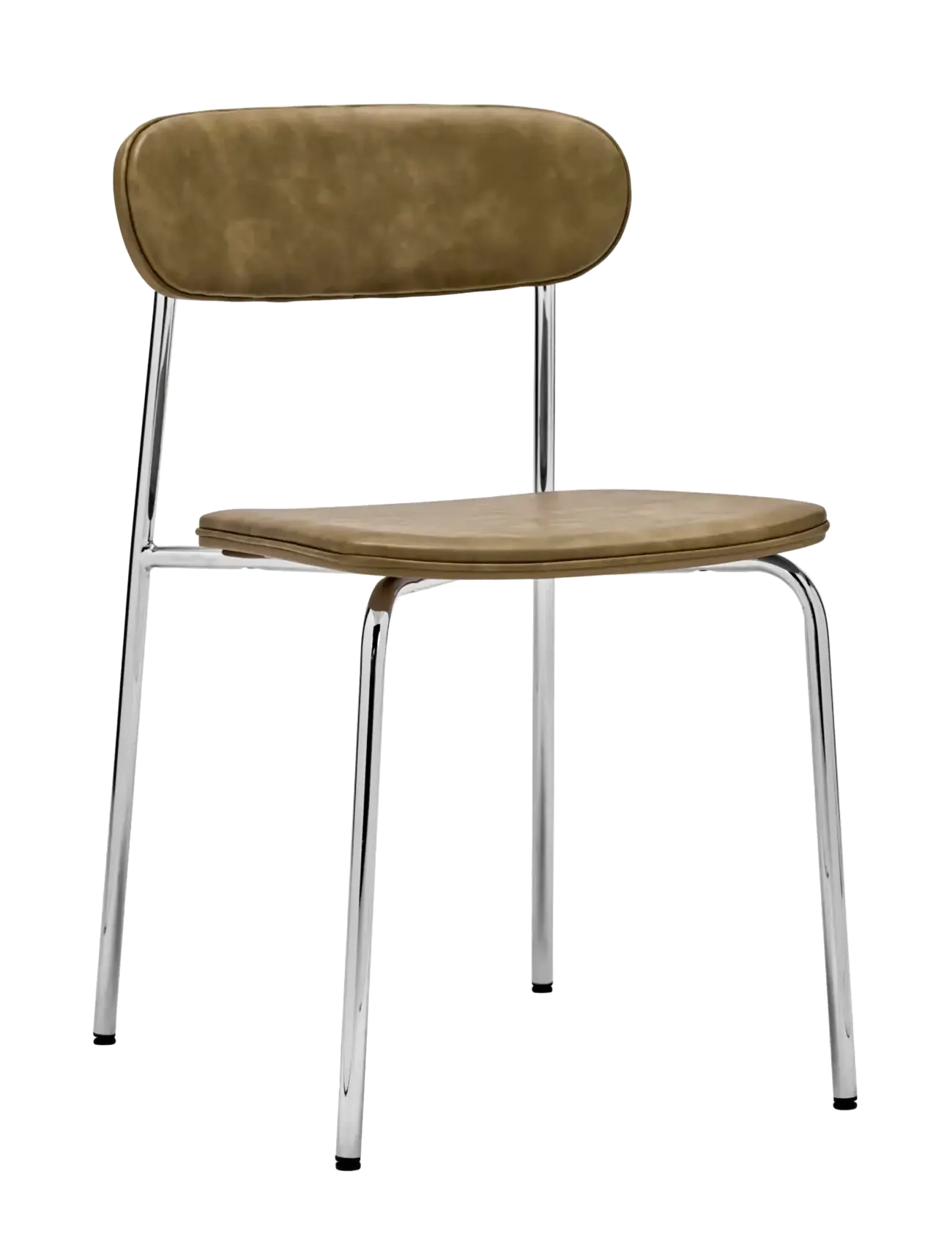 house doctor - Chair, HDPova, Chrome, Khaki - stühle - crome, khaki - 2