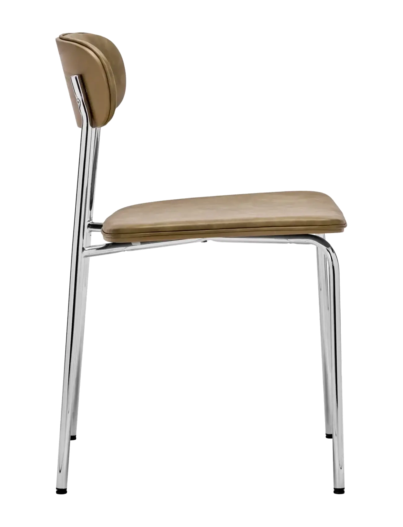 house doctor - Chair, HDPova, Chrome, Khaki - stühle - crome, khaki - 4