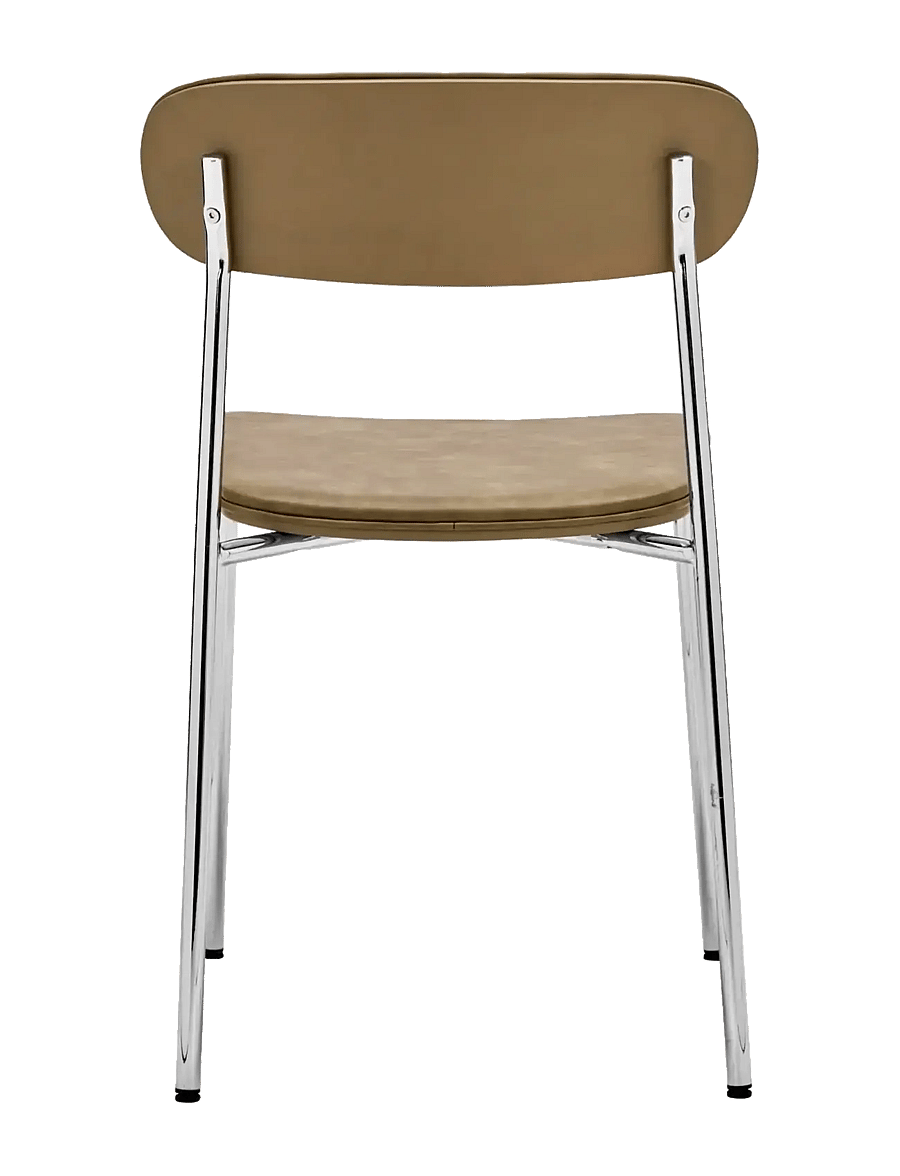 house doctor - Chair, HDPova, Chrome, Khaki - stühle - crome, khaki - 5