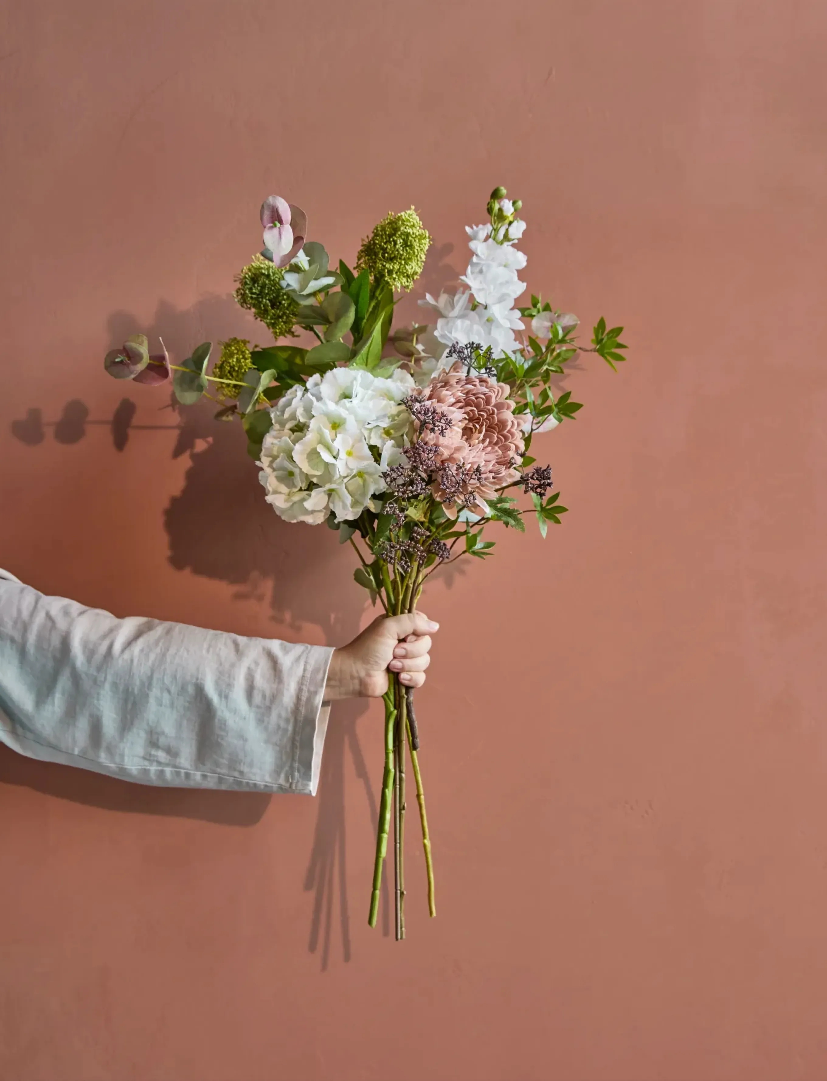 house doctor Artificial Bouquet, Hdwild Cream, M, 48X 82 cm, Decoration, Mehrfarbig/gemustert - Dried & Fake Flowers, Unisex