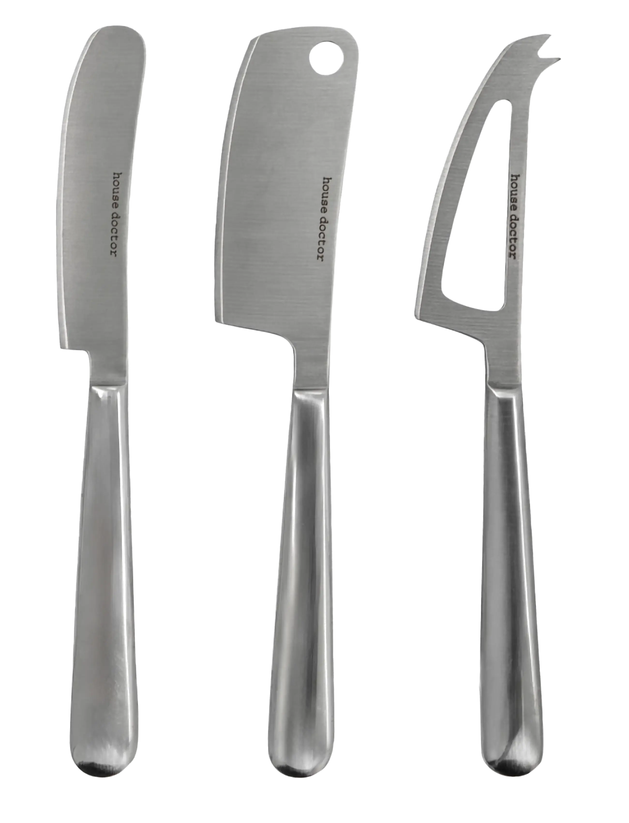 house doctor Cheese knives, HDCheese, Silver - Geschirr - SILVER / silver