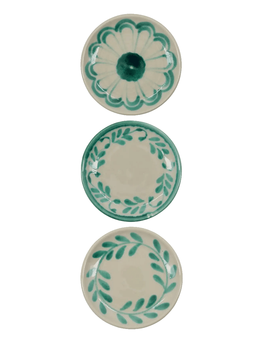 house doctor - Plate, HDDiva, Green - lėkštutės - green - 1