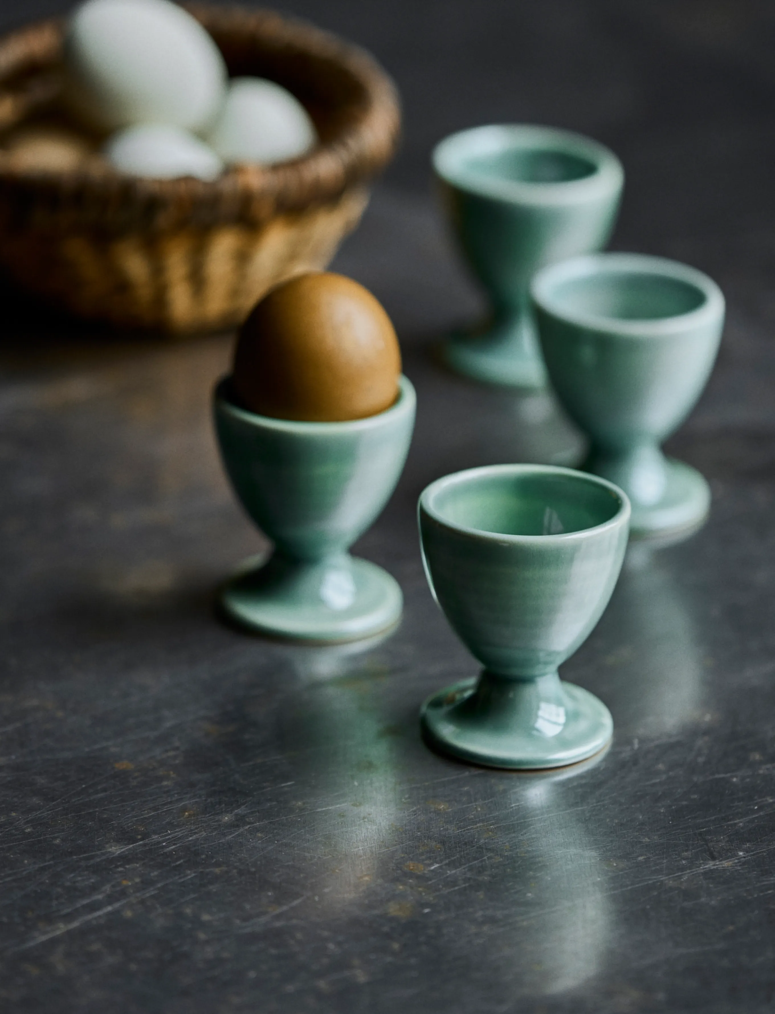 house doctor - Egg cup, HDDiva, Green - eierbecher - green - 0