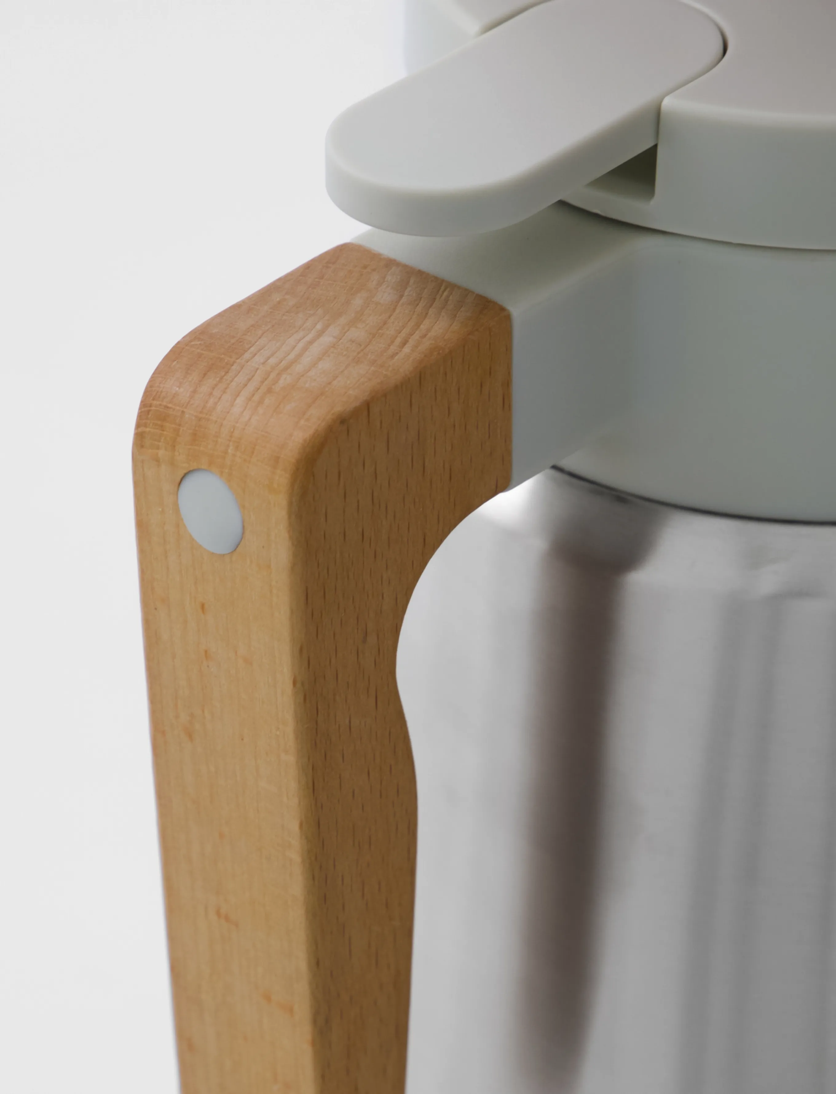 house doctor - Thermos, HDCole, Silver, Off-white - termopudelid - silver - 3