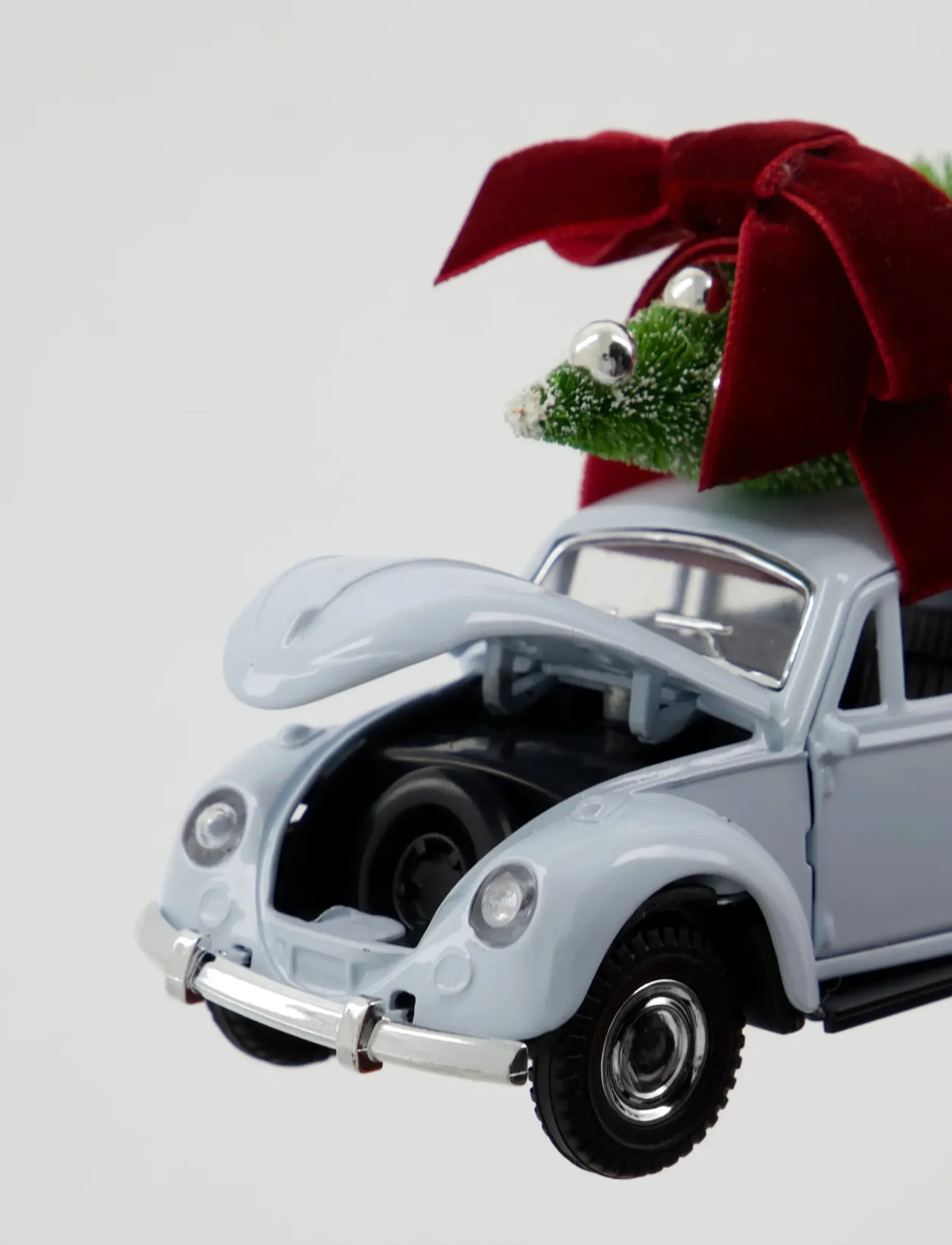 house doctor - Decoration, HDXmas car, Light blue - julpynt - blue - 3
