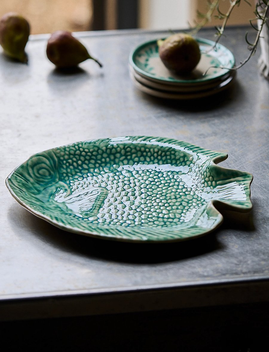 house doctor - Serving dish, HDDiva, Green - servēšanas paplātes un šķīvji - green - 0