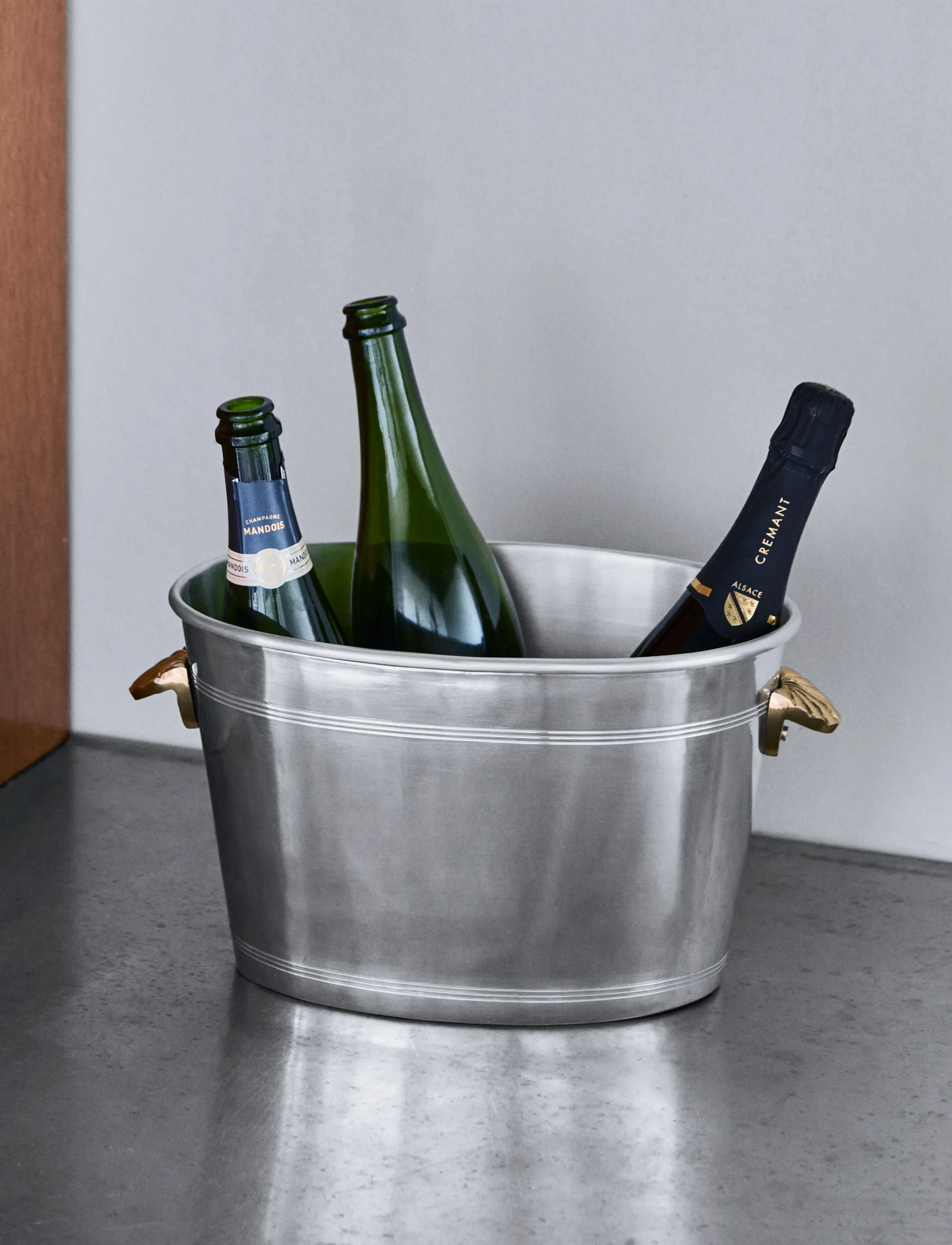house doctor - Wine cooler, HDVind, Antique silver - flaskekølere - antique silver finish - 2