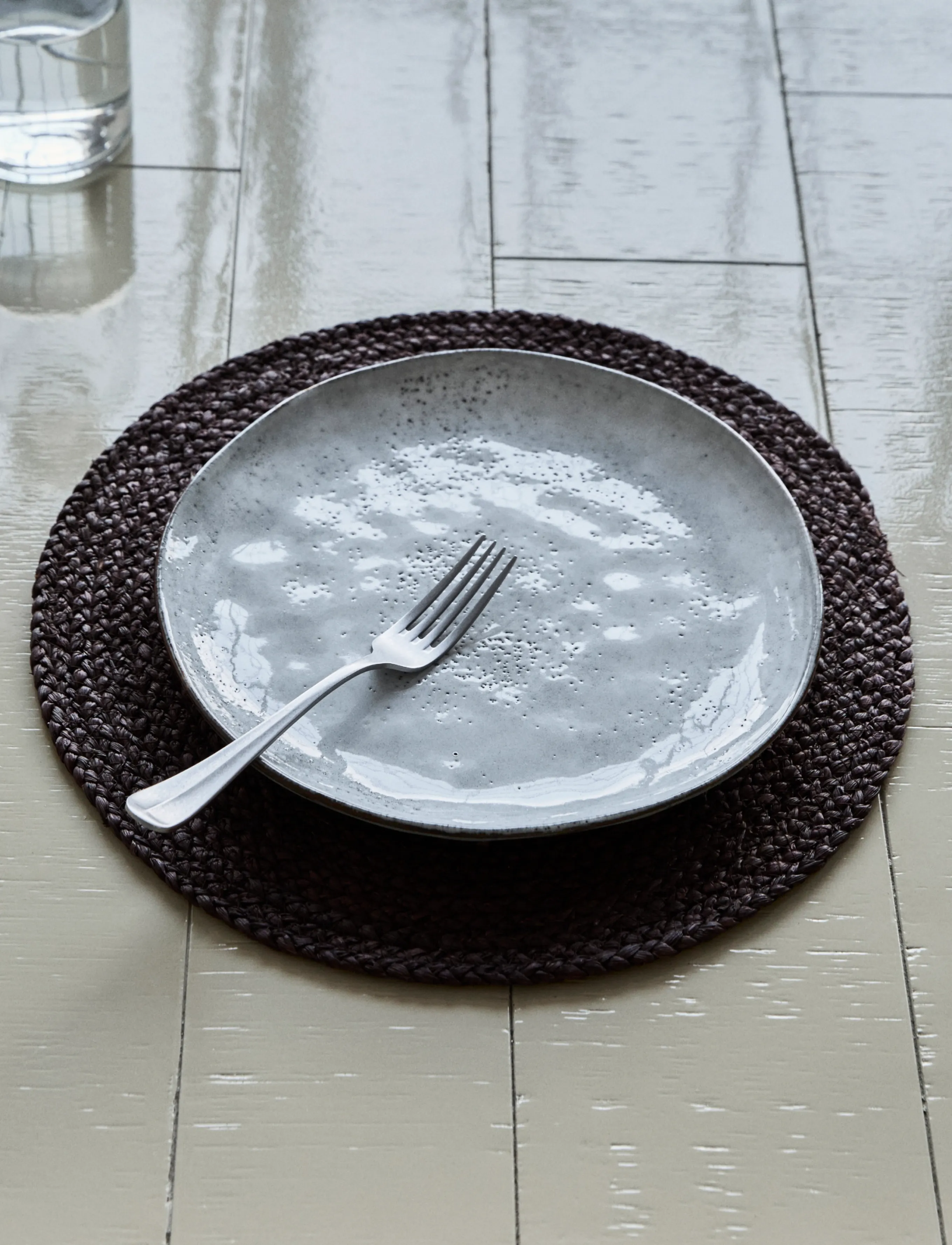 house doctor - Placemat, HDCircle, Chocolate - dækkeservietter - chocolate - 2