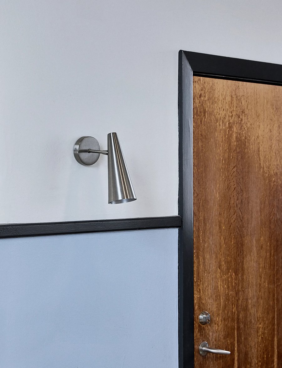 house doctor - Wall lamp, HDPrecise, Silver finish - wandleuchten - silver finish - 0