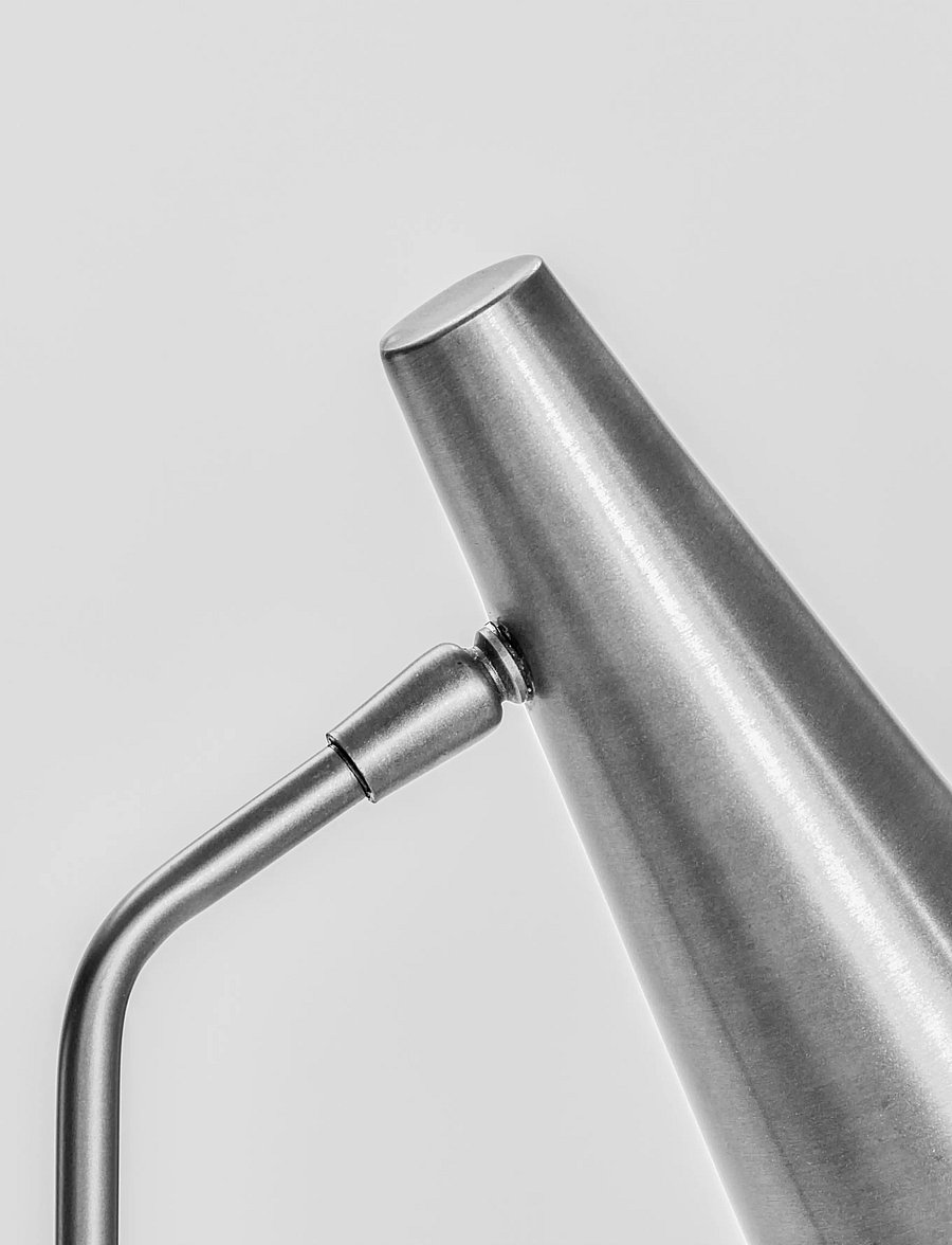 house doctor - Table lamp, HDPrecise, Silver finis - schreibtisch- & tischlampen - silver finish - 2