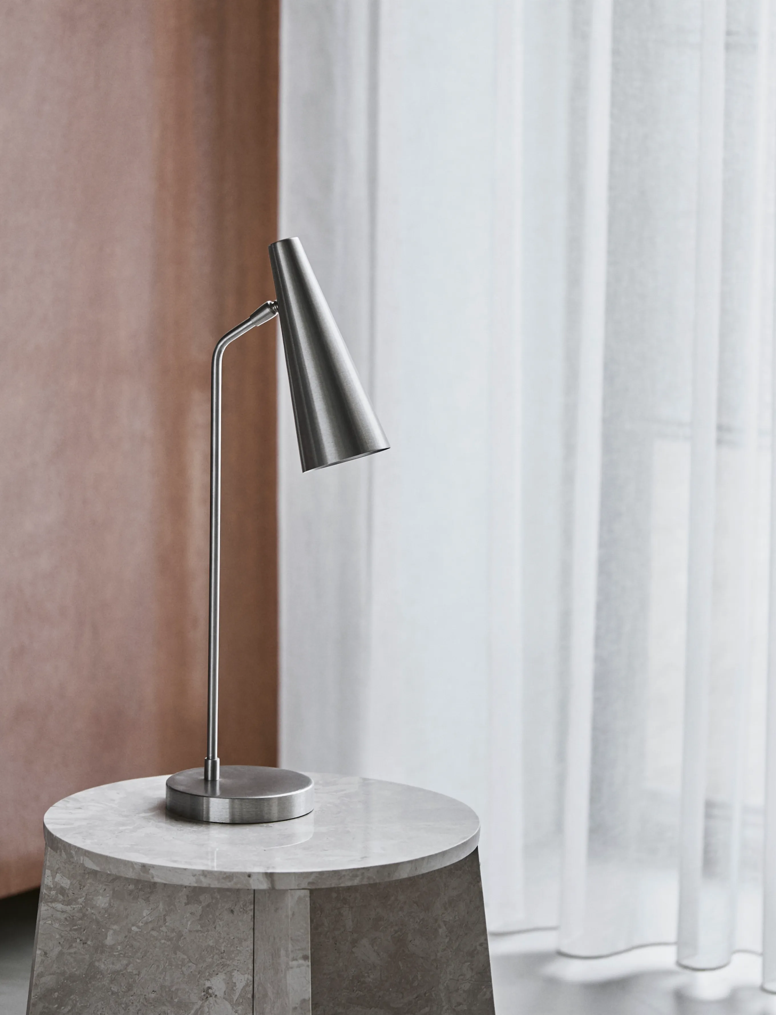 house doctor Table Lamp, Hdprecise, Silber Finis,,,Silber Gr.14X21X52CM