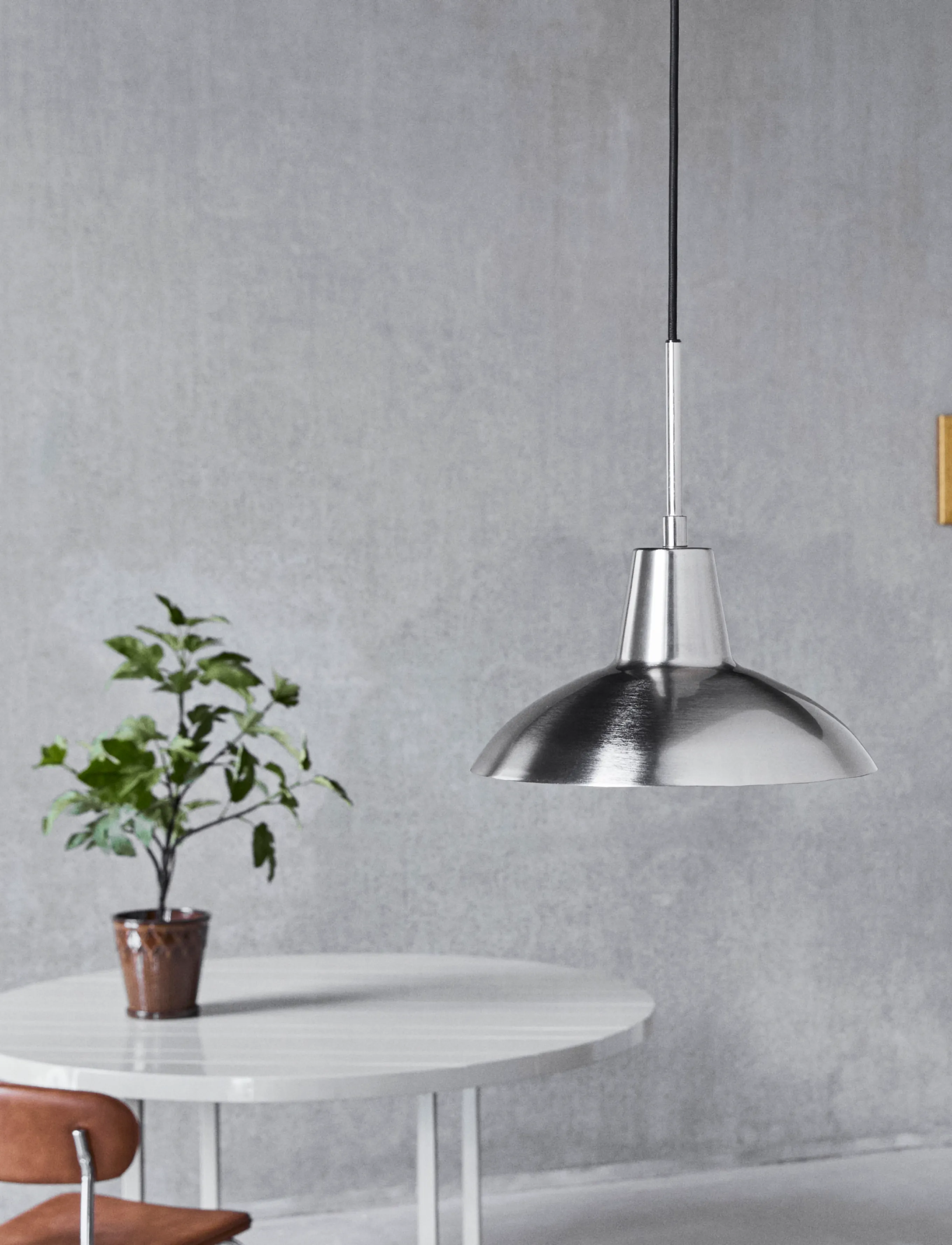 house doctor - Lamp, HDDesk, Brushed silver finish - laevalgustid - brushed silver finish - 1