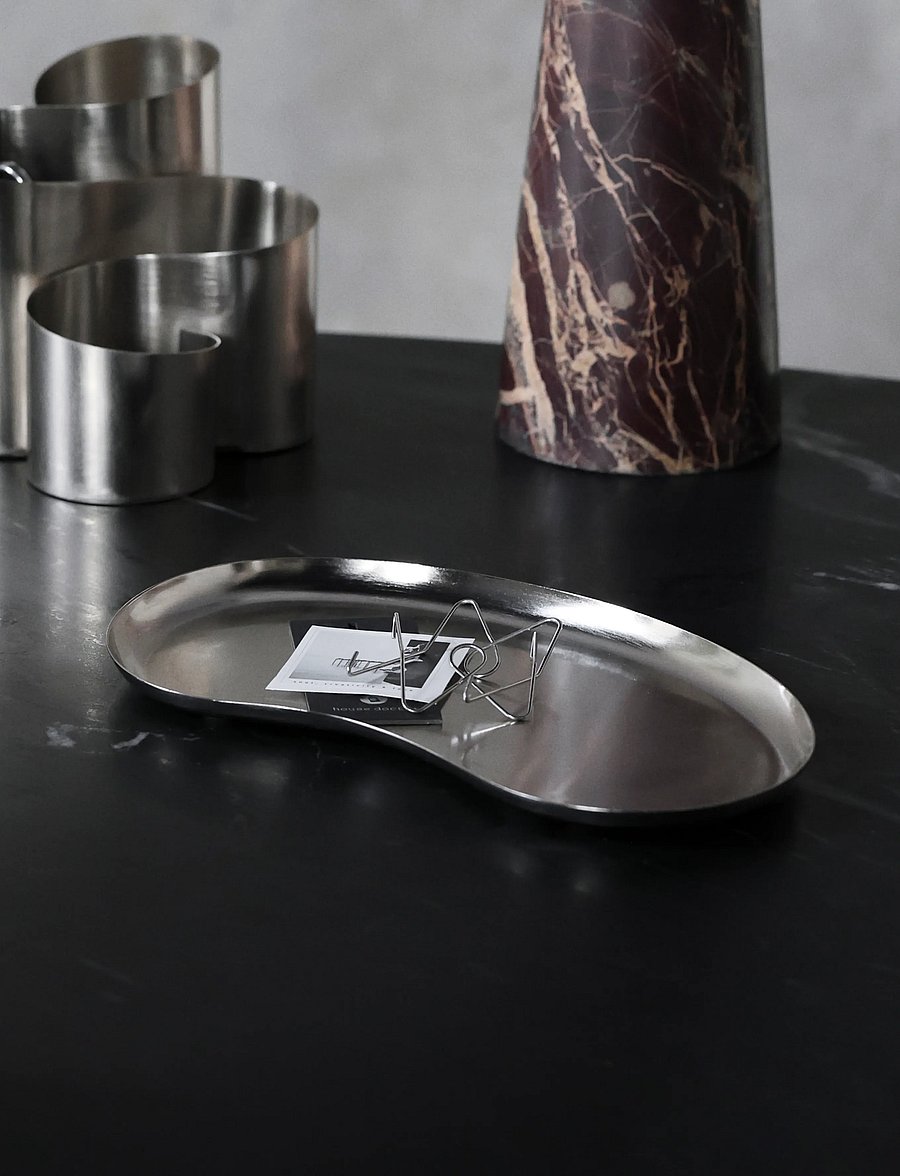 house doctor - Tray, HDOsea, Silver finish - tabletts - silver finish - 0