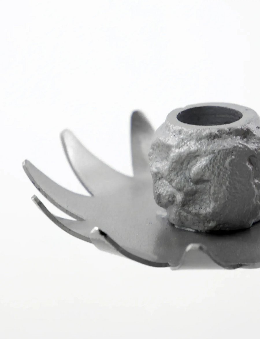 house doctor - Candle holder, HDStarry, Silver finish - die niedrigsten preise - silver - 2