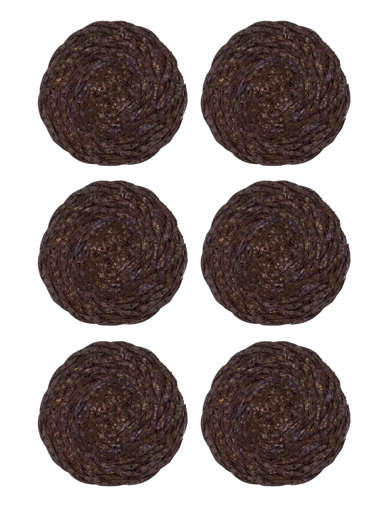 house doctor Placemat, HDCoaster, Chocolate - Geschirr - CHOCOLATE / brown