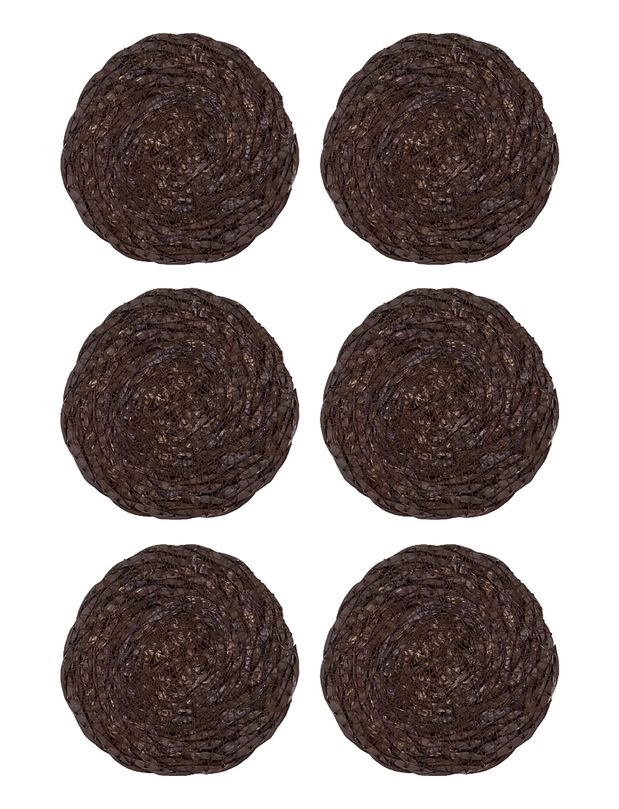 house doctor - Placemat, HDCoaster, Chocolate - lasinaluset - chocolate - 1