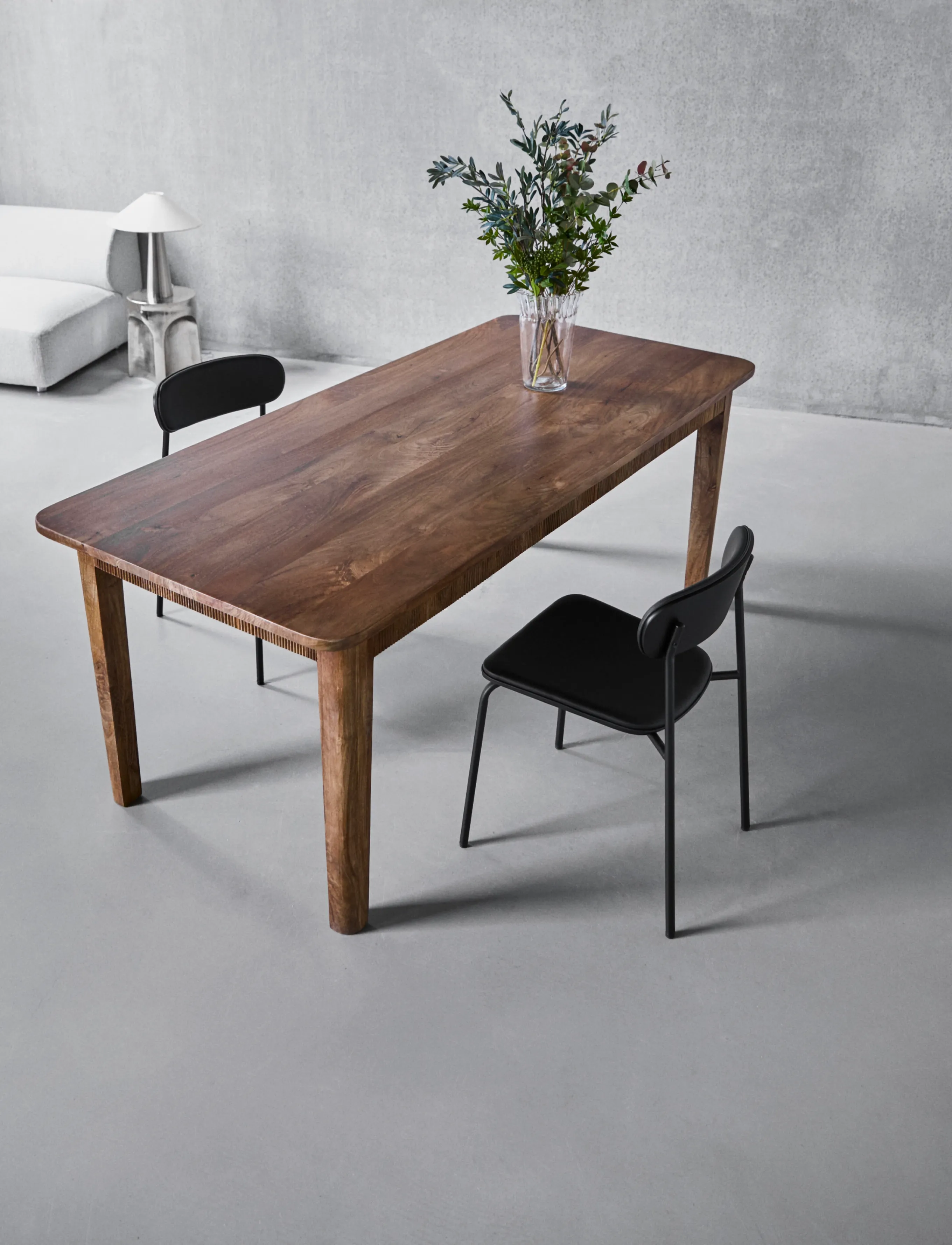 house doctor - Dining table, HDBalance, Antique br - spiseborde - antique brown - 2