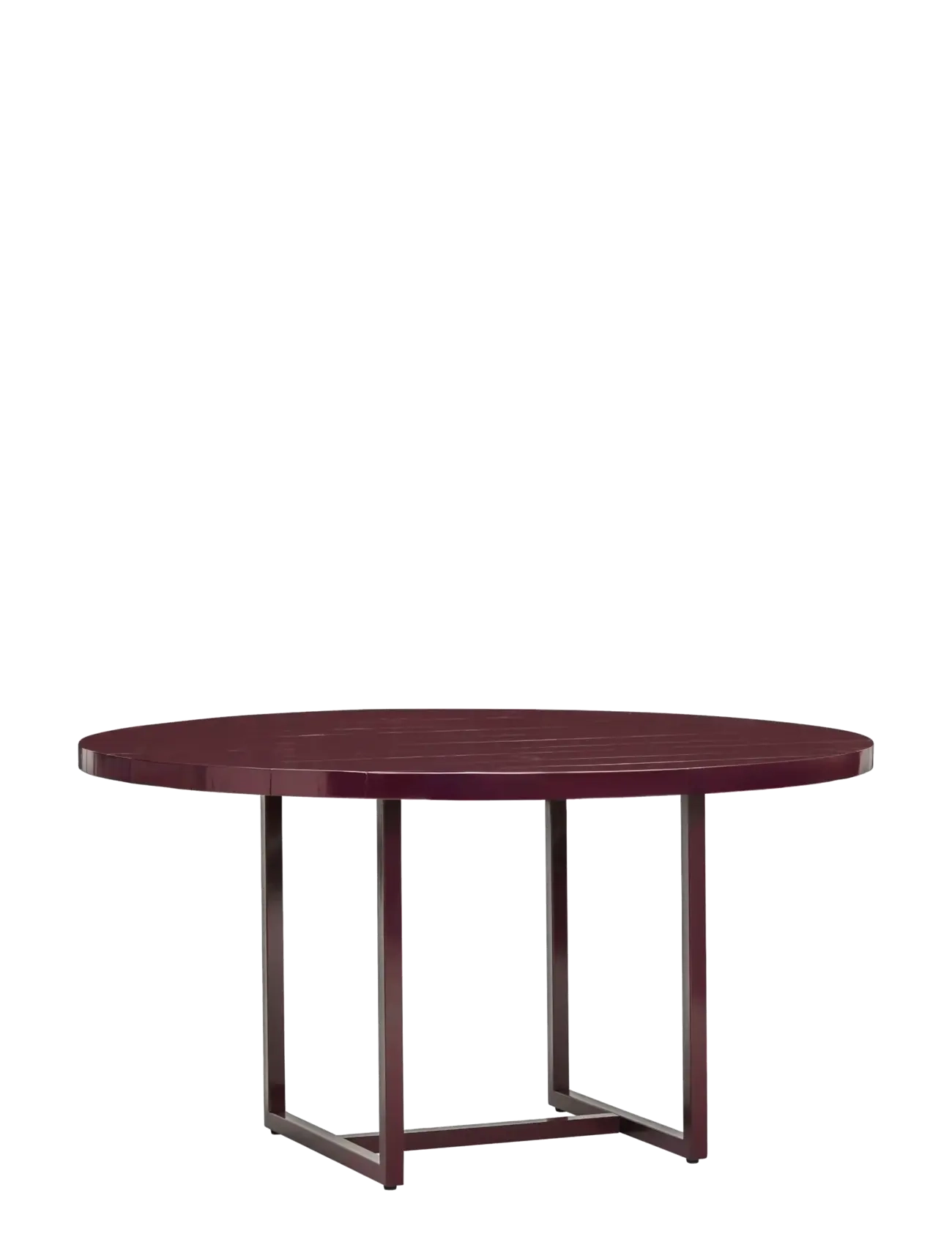 house doctor Dining table, HDKant, Mulberry - Möbel - MULBERRY / burgundy