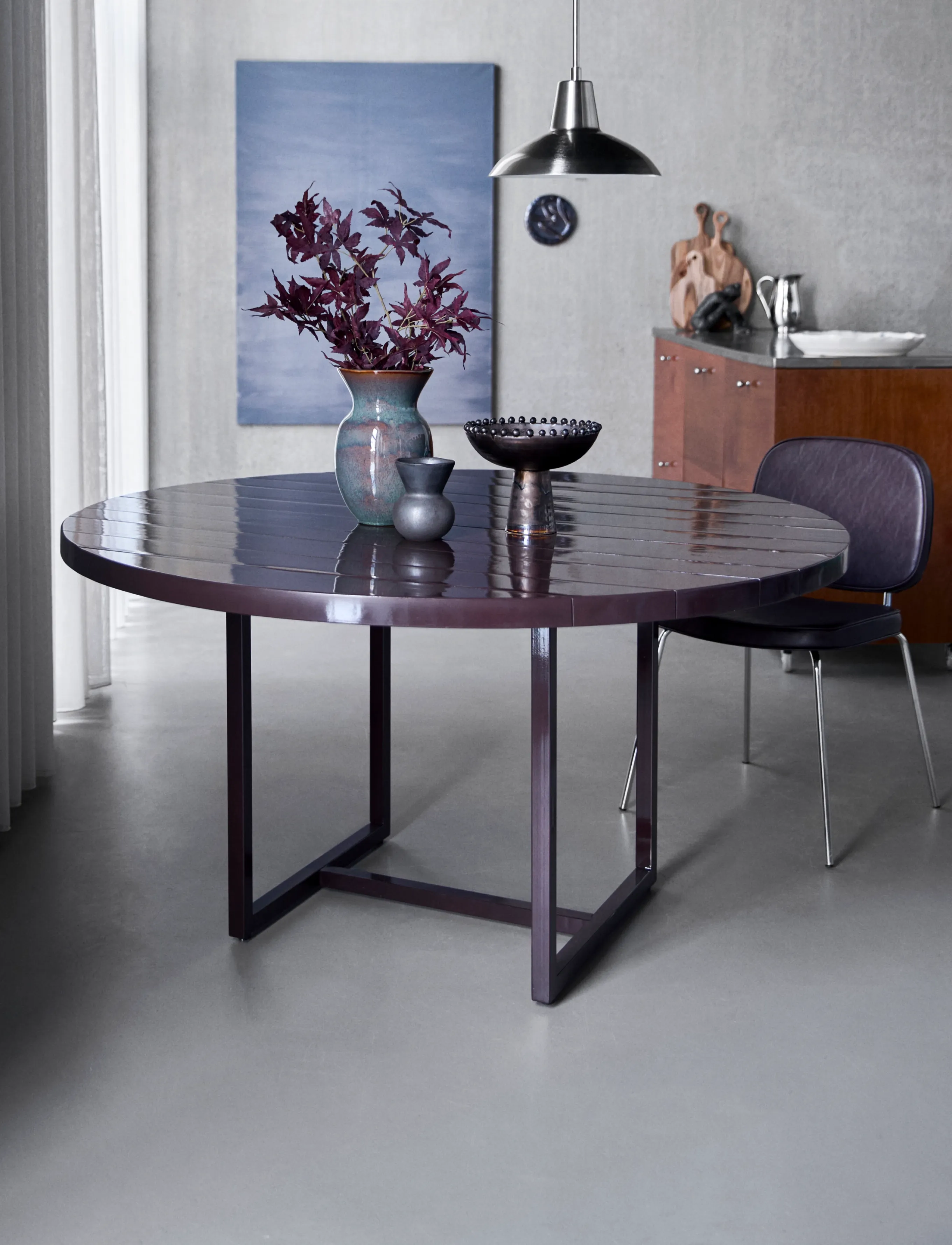 house doctor - Dining table, HDKant, Mulberry - esstische - mulberry - 0