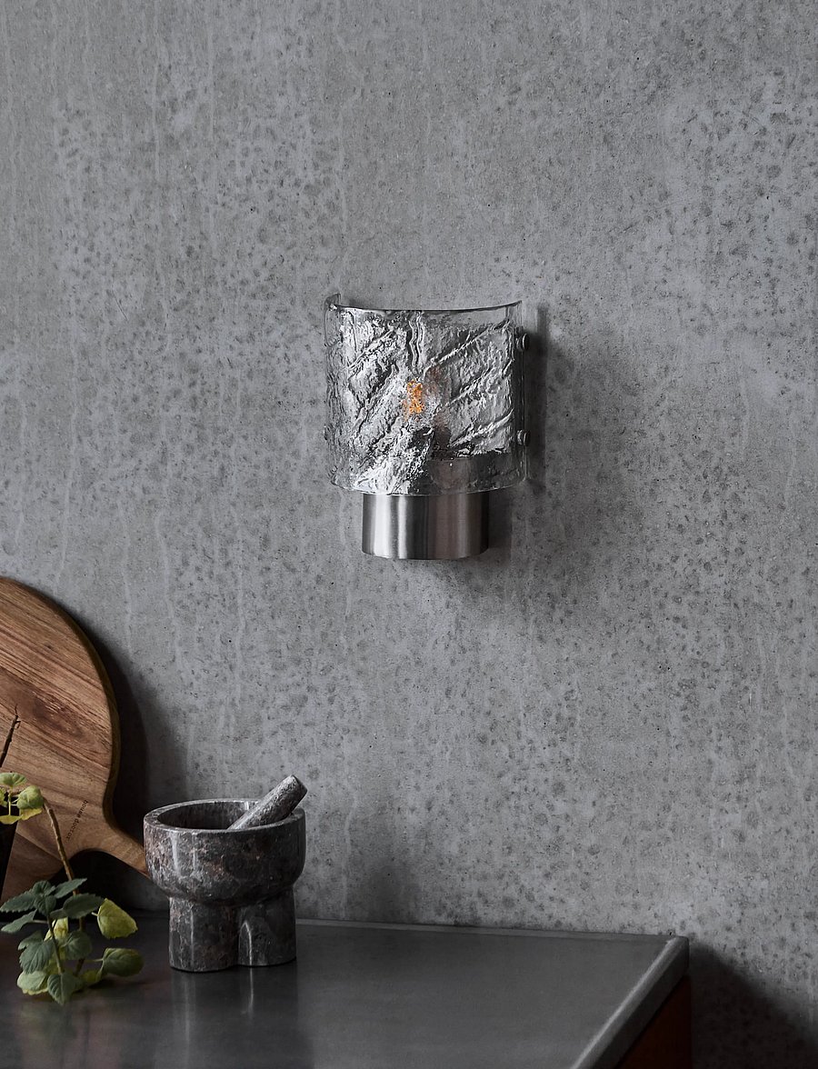 house doctor - Wall lamp, HDType, Brushed silver - wandleuchten - brushed silver - 0