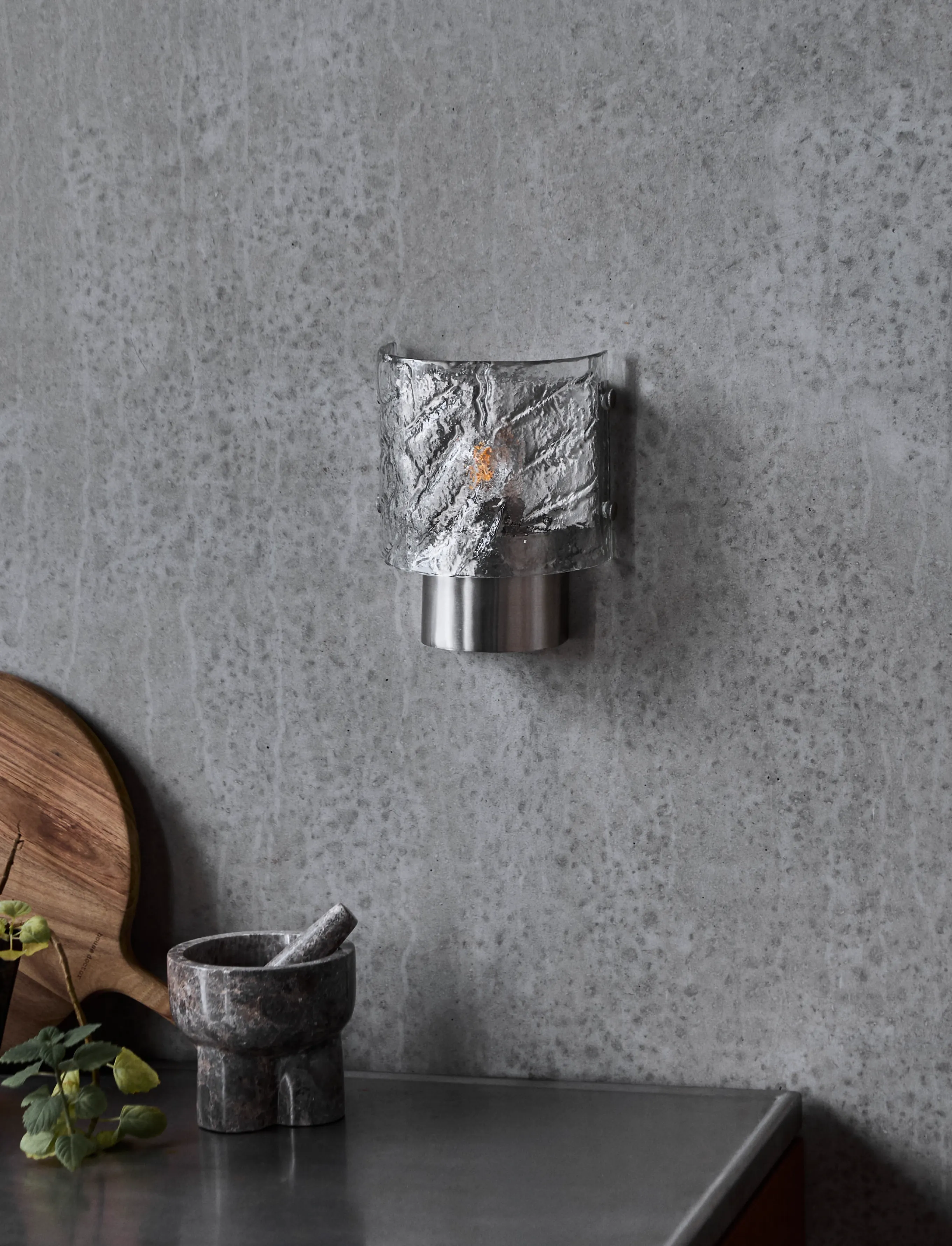 house doctor - Wall lamp, HDType, Brushed silver - seinalambid - brushed silver - 1